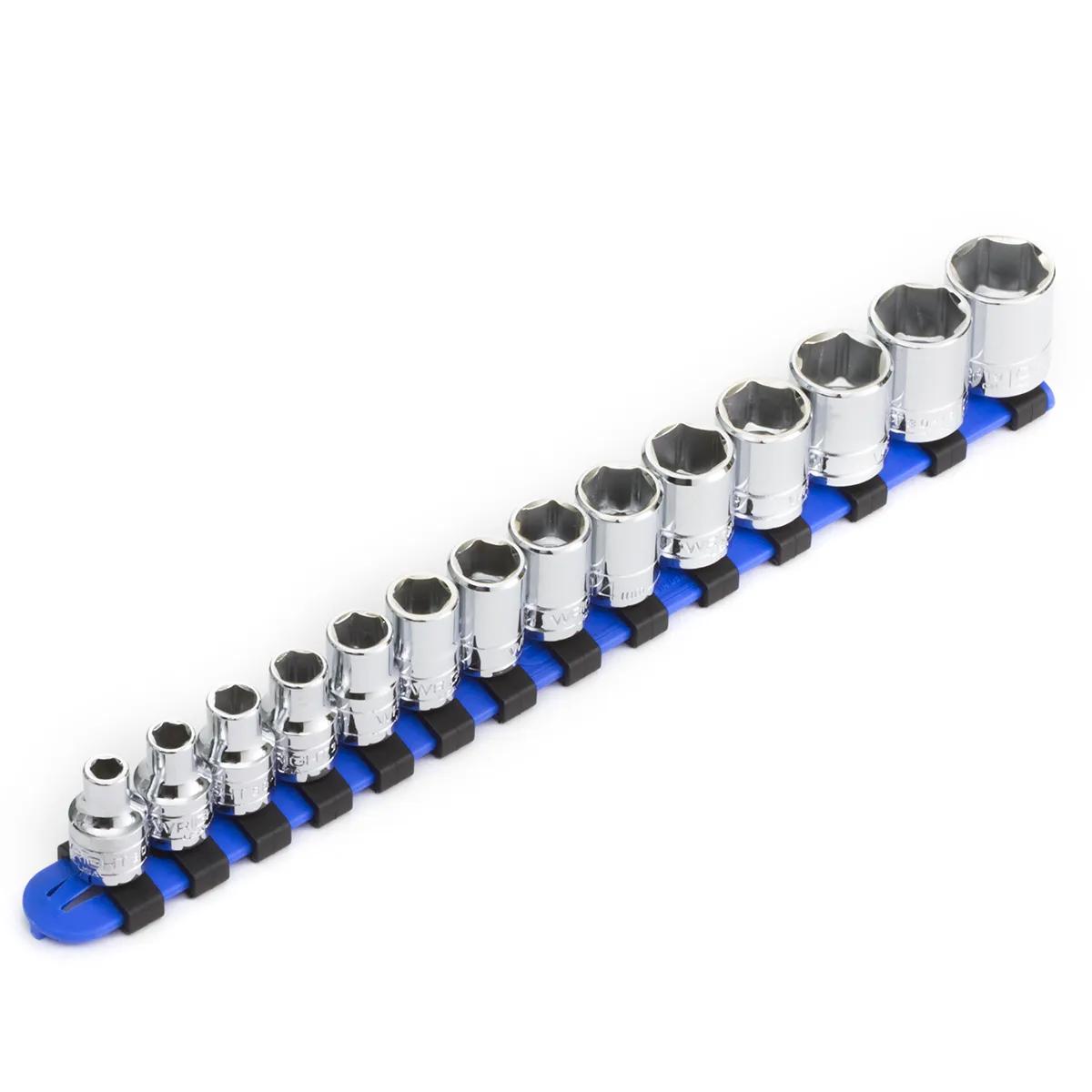 Wright Tool 14 Piece (M6 - M19) 3/8" Drive Metric Standard Socket Set