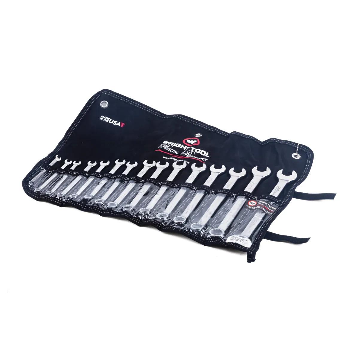 15 Piece (M7 - M22) 12 Point Metric Combination Wrench Set