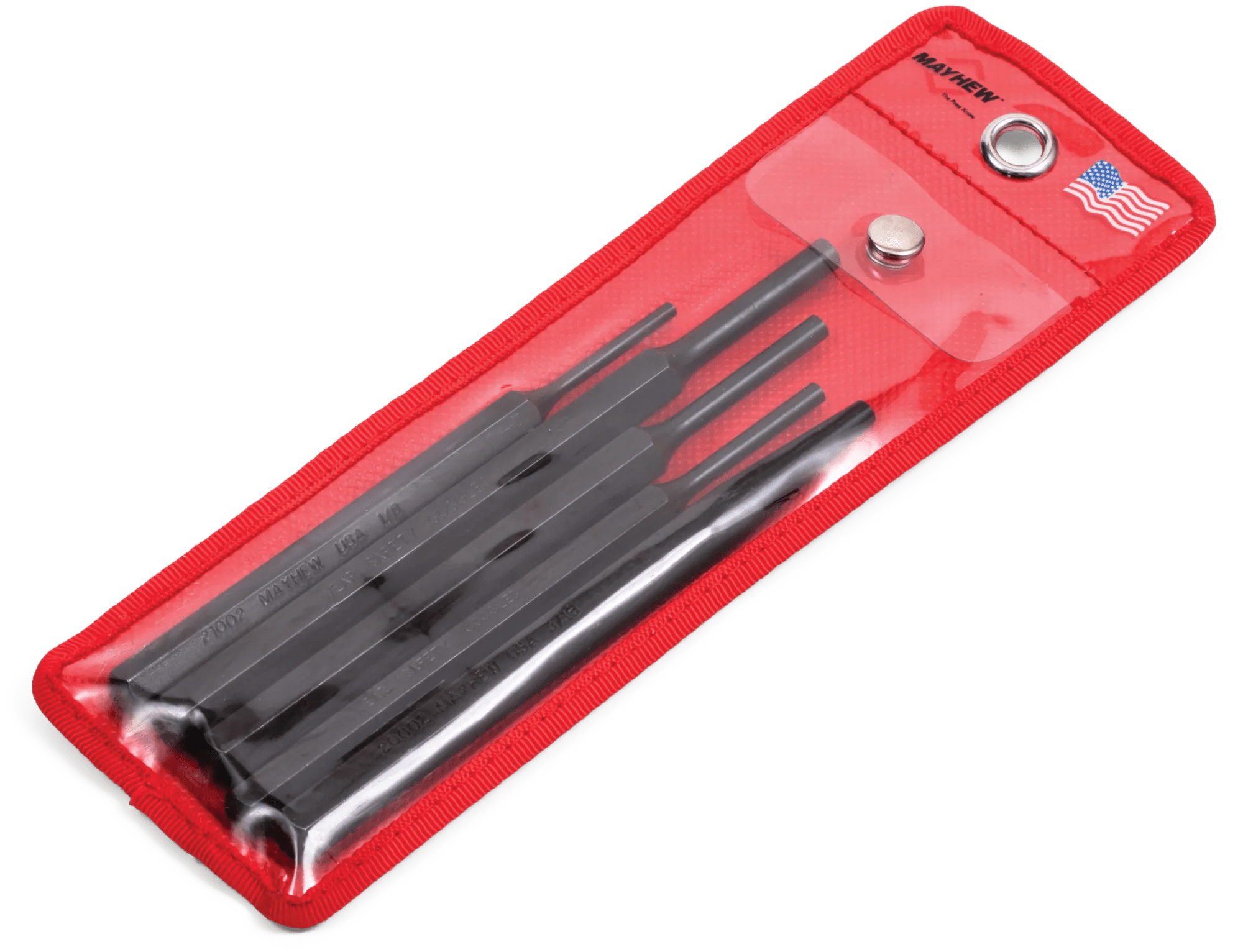 5 Piece (1/8" - 5/16") Black Oxide Finish Starter Punch Set