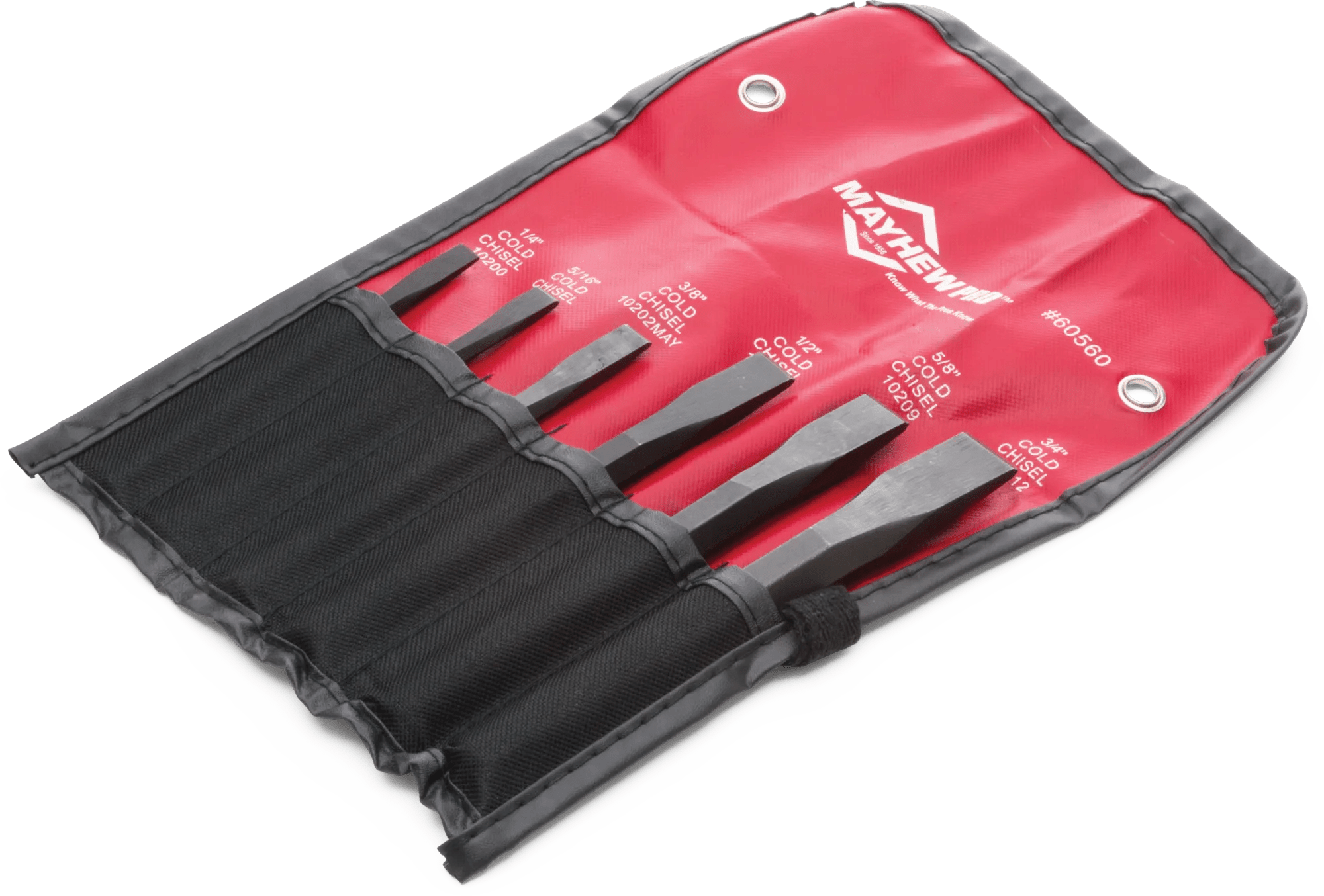 5 Piece (1/4" - 3/4") Cold Chisel Set
