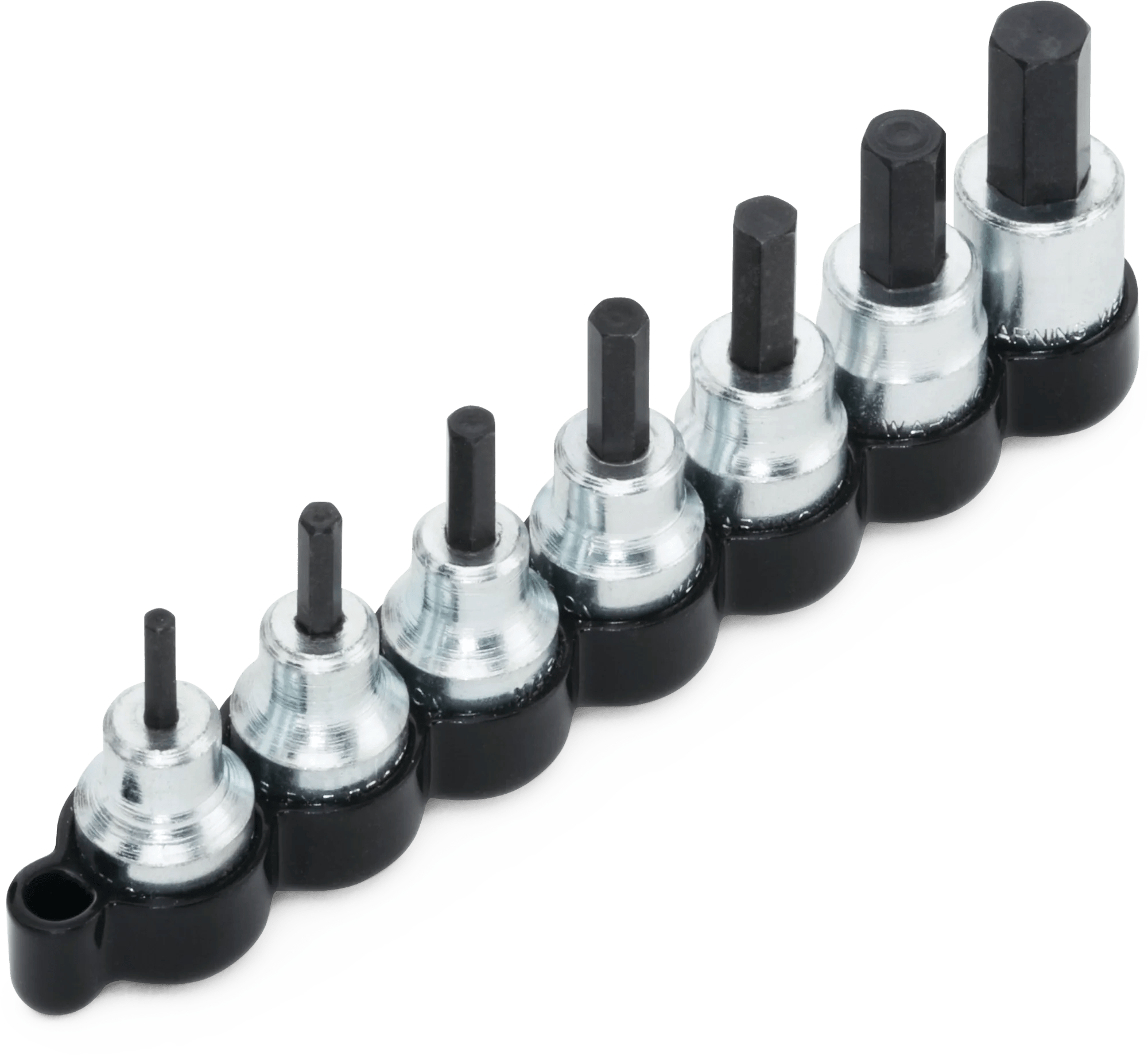 7 Piece (M3 - M10) 3/8" Drive Metric Hex Bit Socket Set