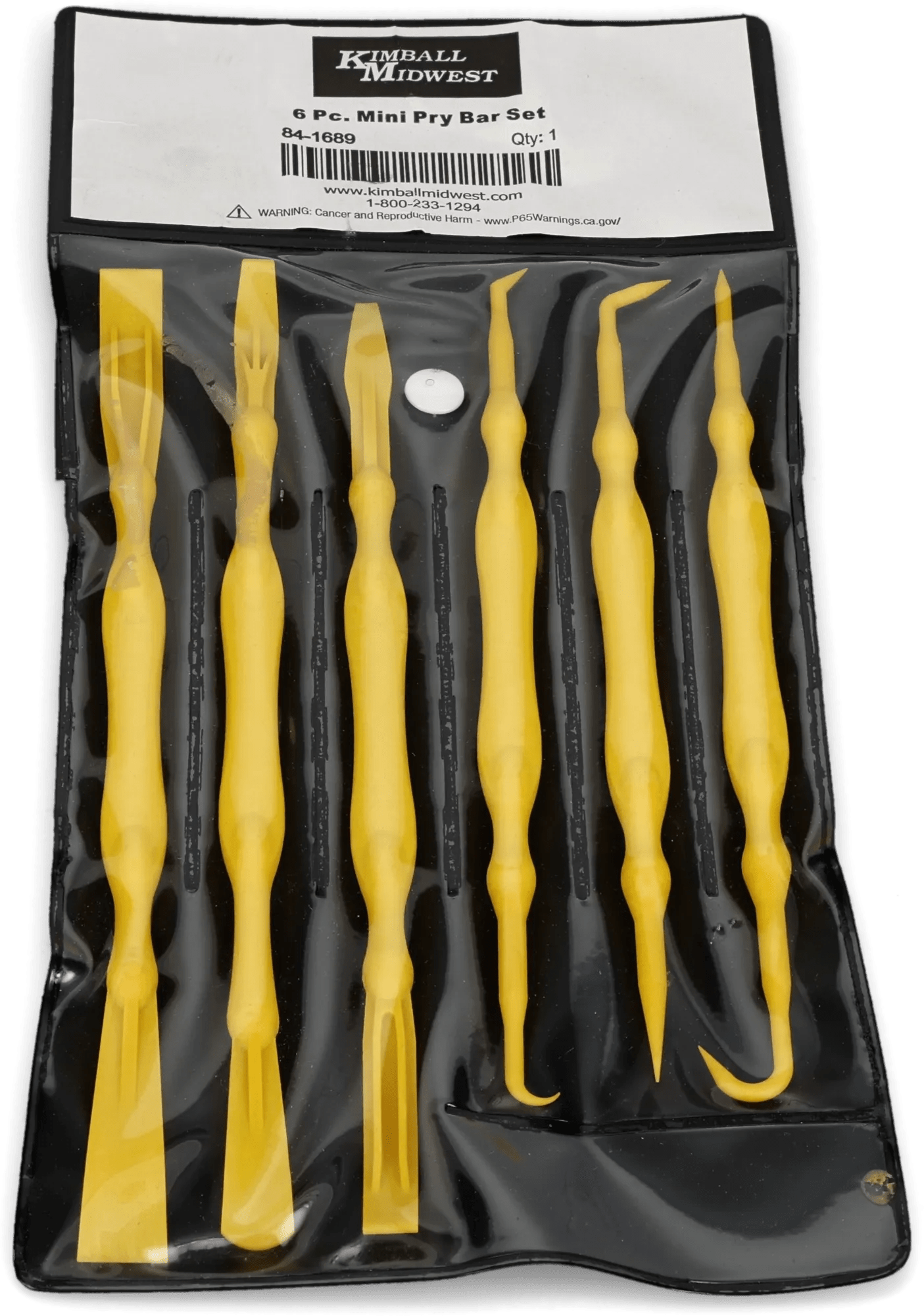 6 Piece Multi-Purpose Nylon Pry Bar Kit