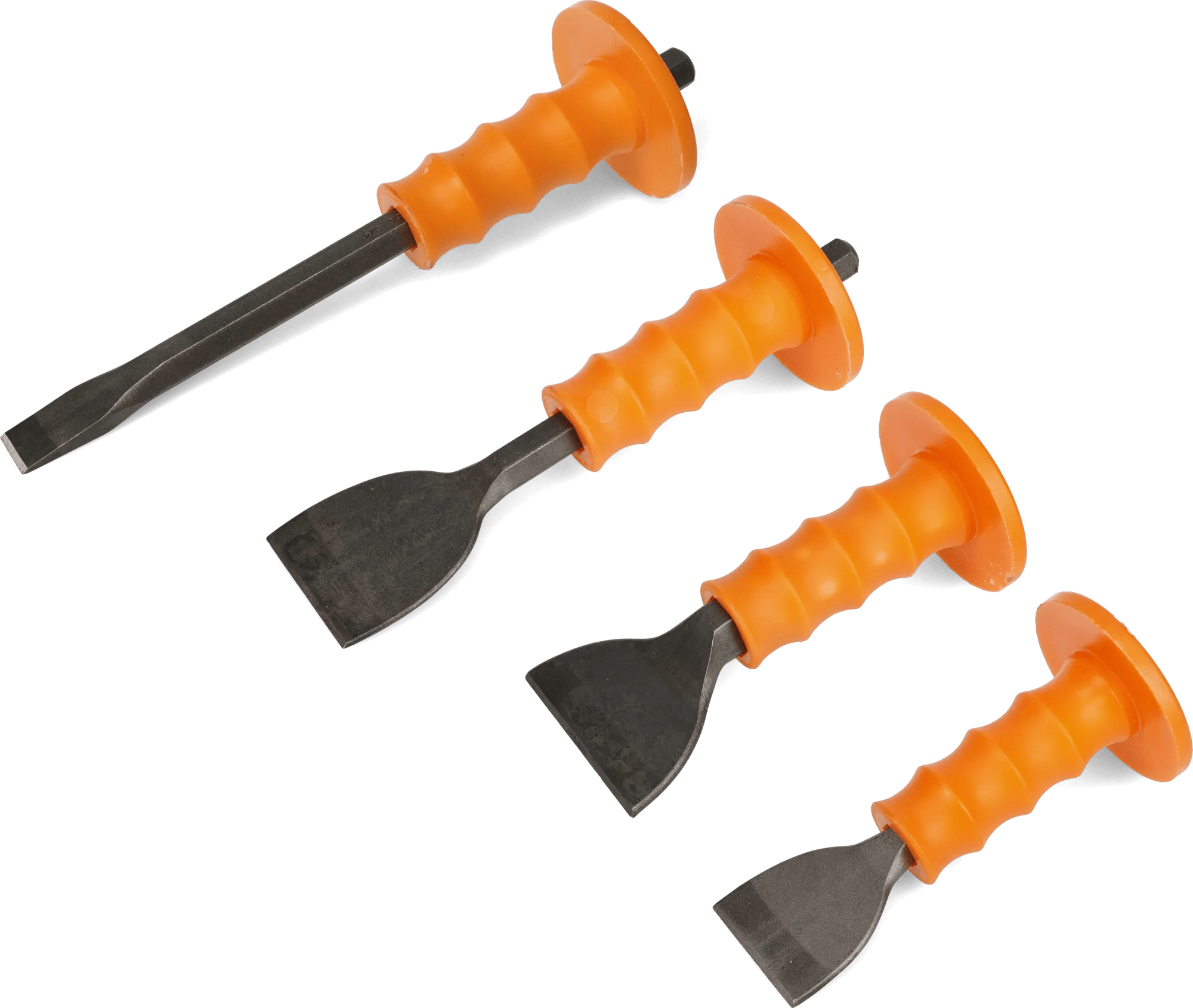 4 Piece Handguarded Chisel Set