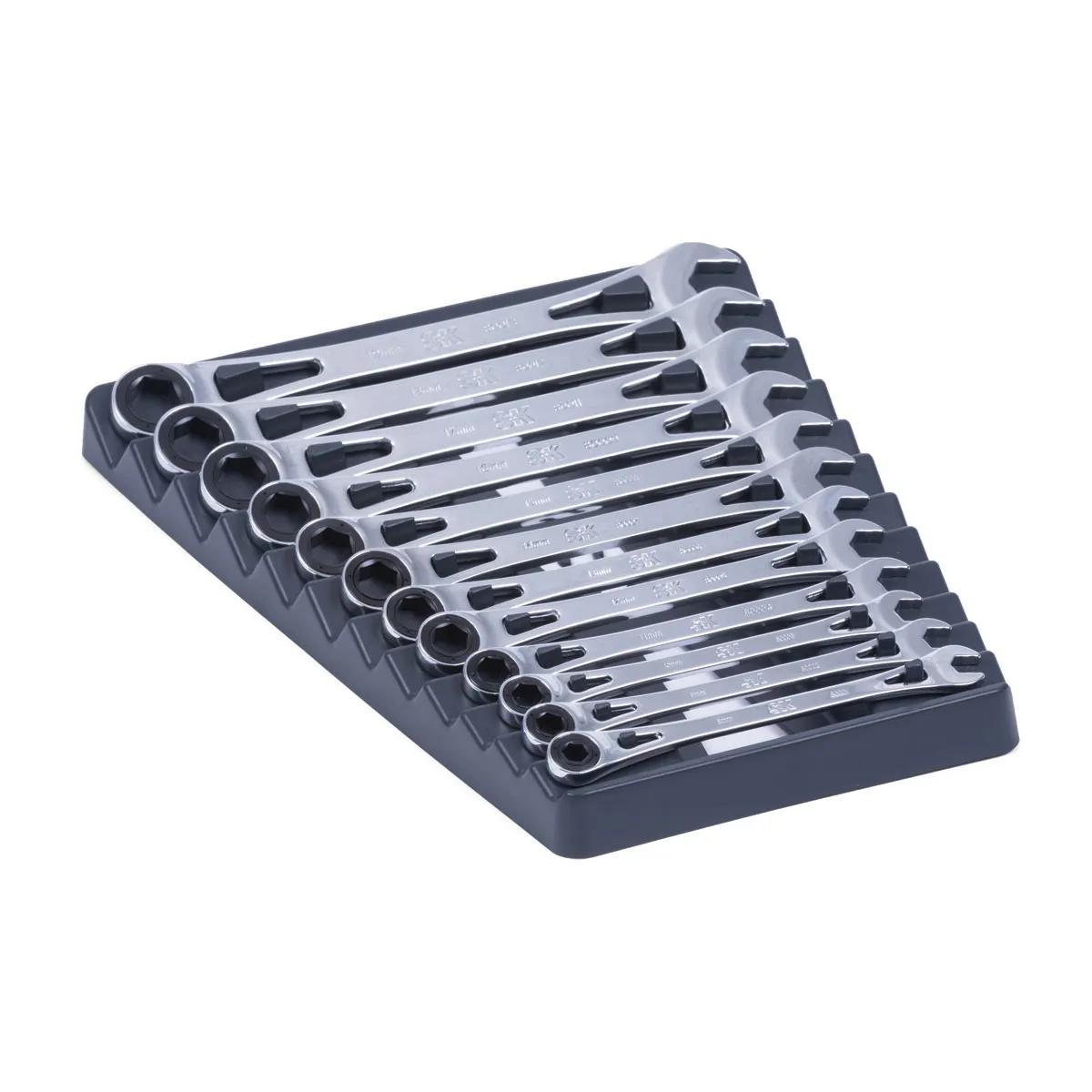 Metric 12 Piece Micro Arc Ratcheting Combination Wrench Set