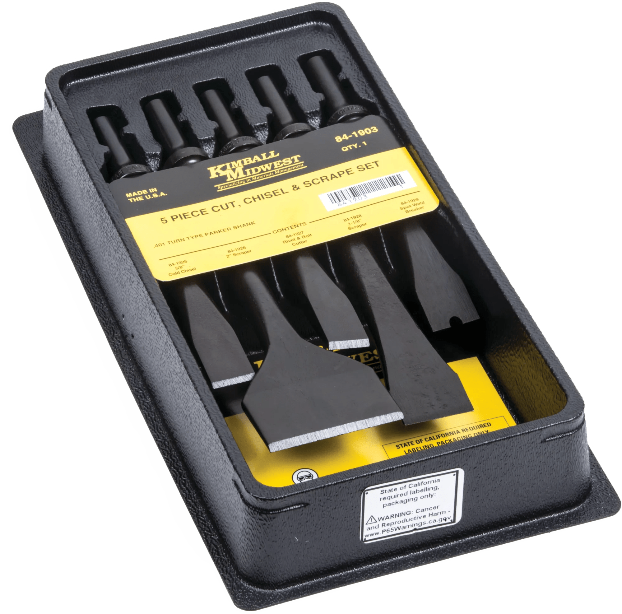 5 Piece Chisel & Scraper Hammer Gun Tool Set