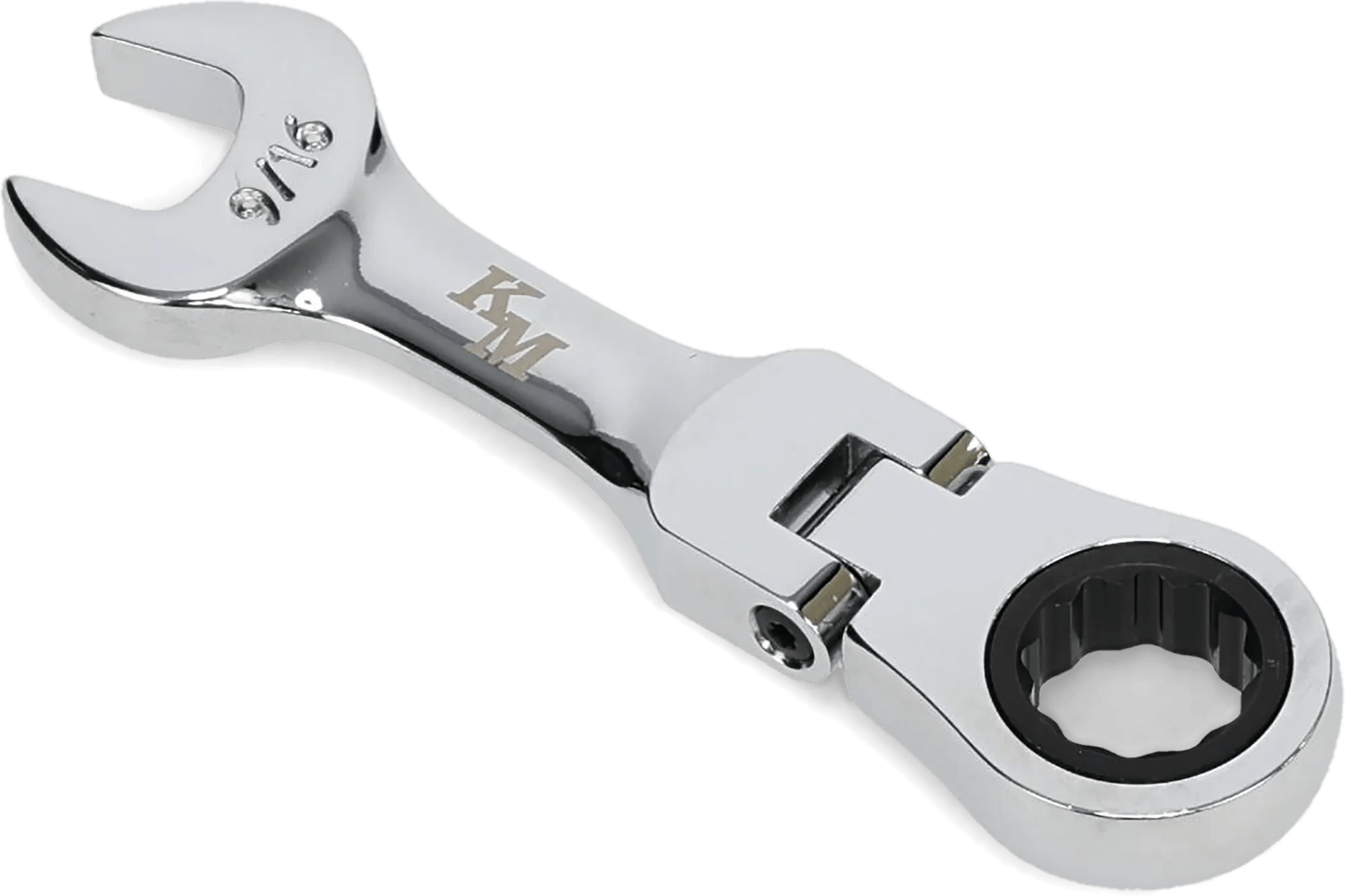9/16" Flex Head Stubby Combination Wrench