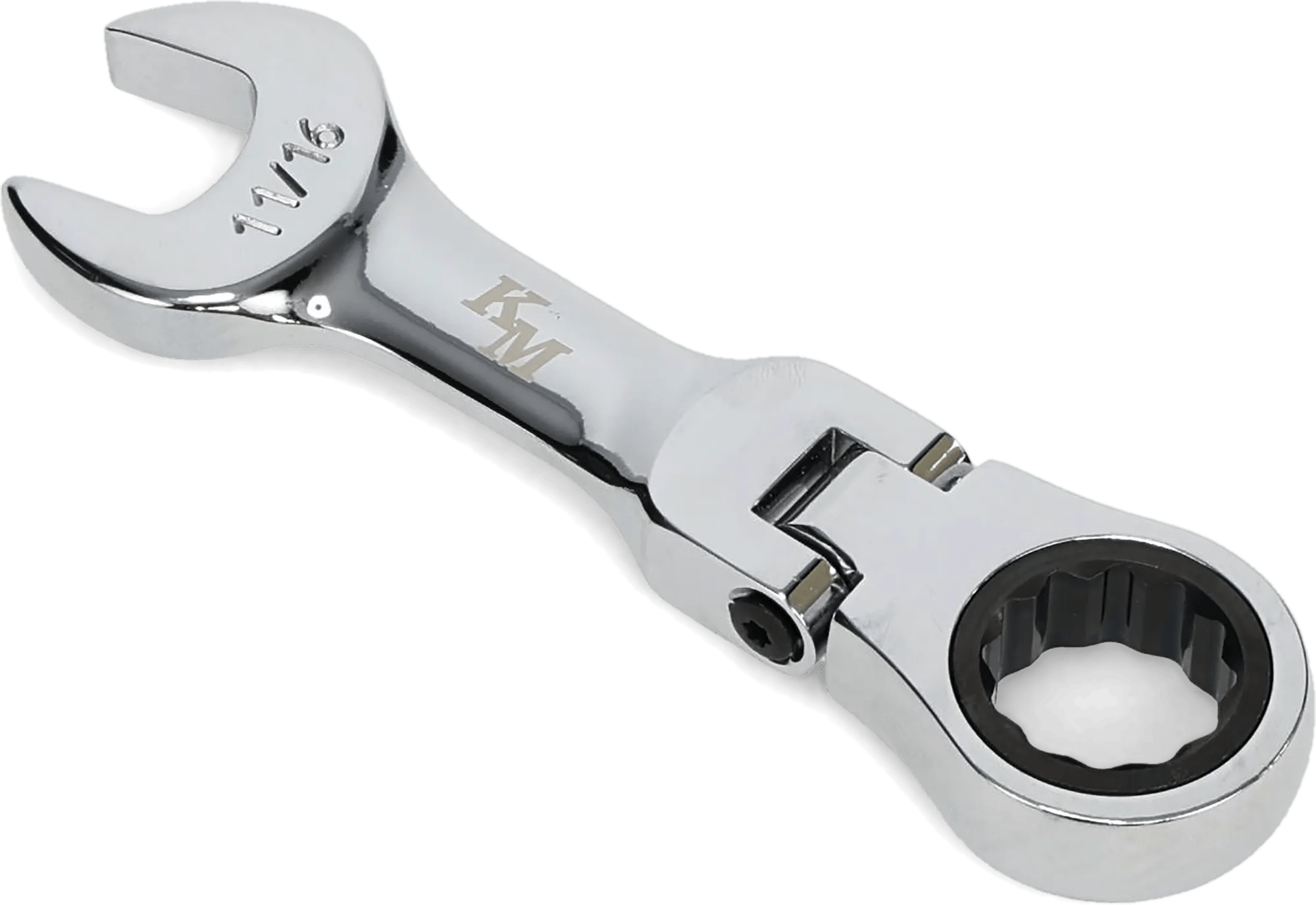 11/16" Flex Head Stubby Combination Wrench