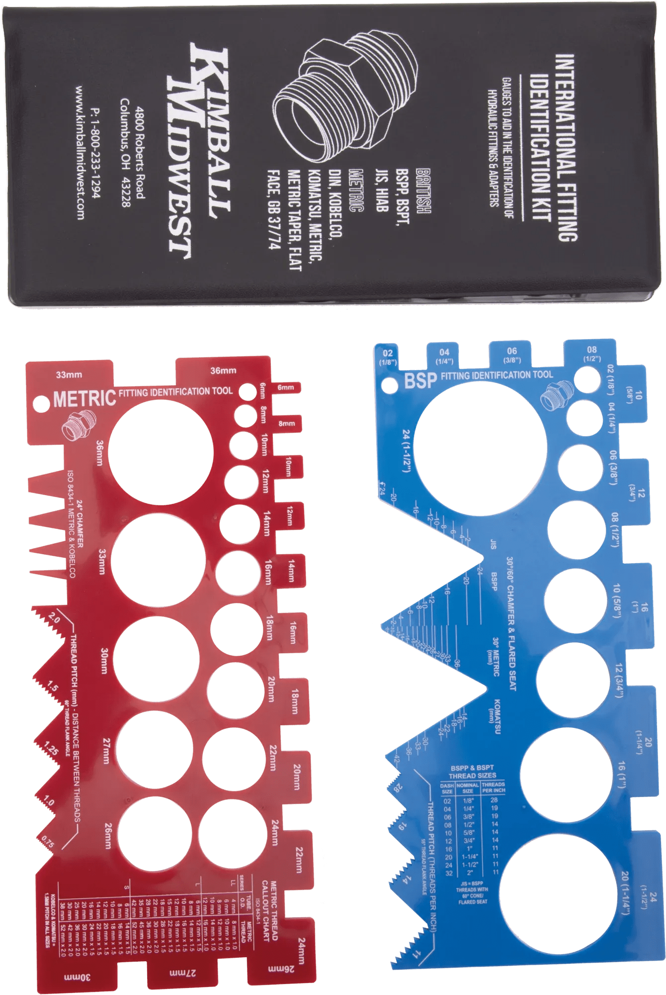 BSPP & Metric Thread Gauge Kit