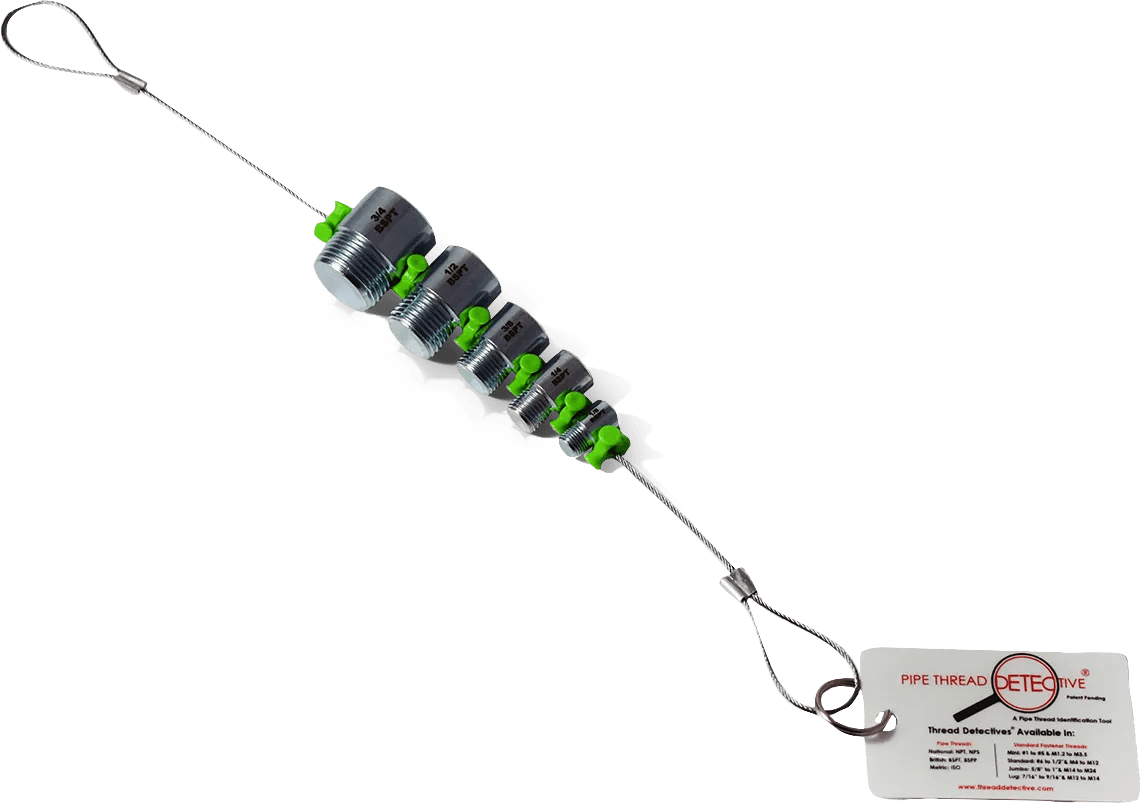 BSPT Tapered Thread Identifier