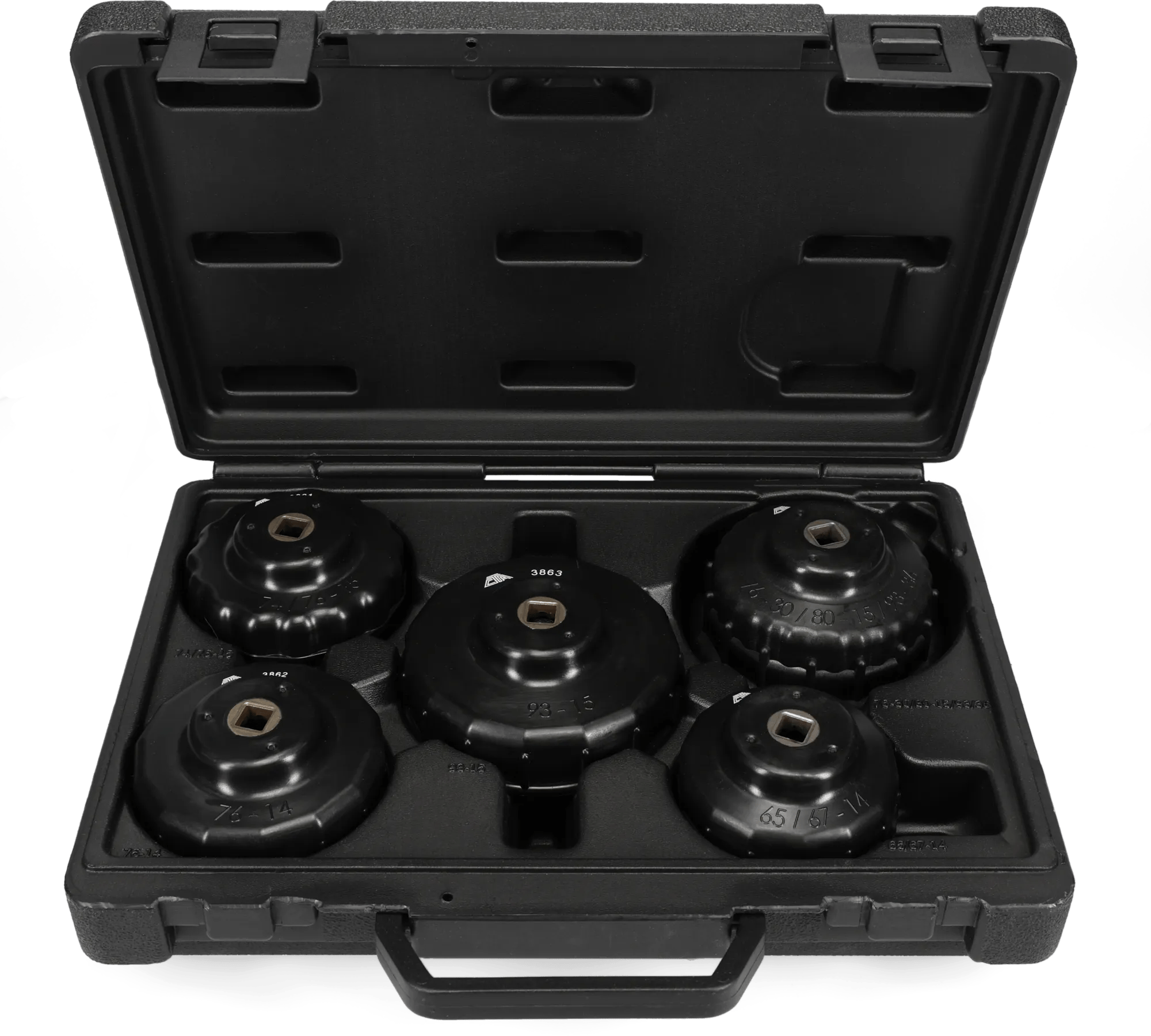 5 Piece Oil Filter Cup Wrench Set
