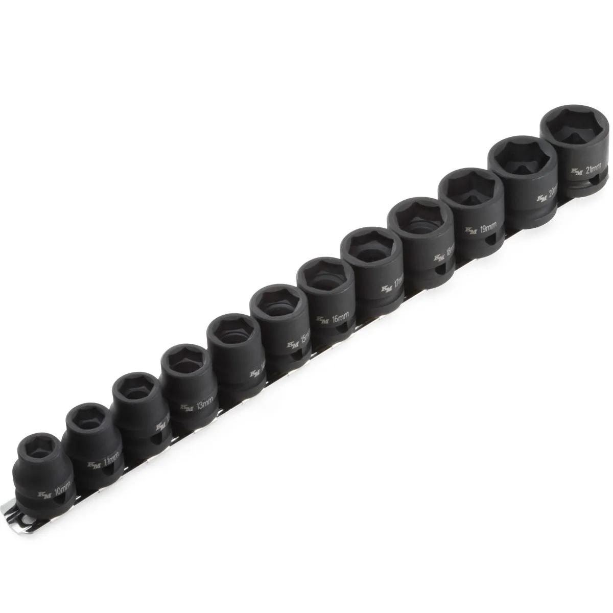 thumbnail image 2 of US Pro Tools 21mm Impact Socket - 1/2" Drive, 6 Point, Black Phosphate Finish - Model 3822 2 of 4
