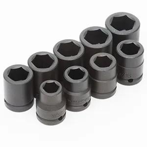 Wright Tool 9 Piece (3/4" - 1-1/4") 3/4" Standard 6 Point Impact Drive Socket Set