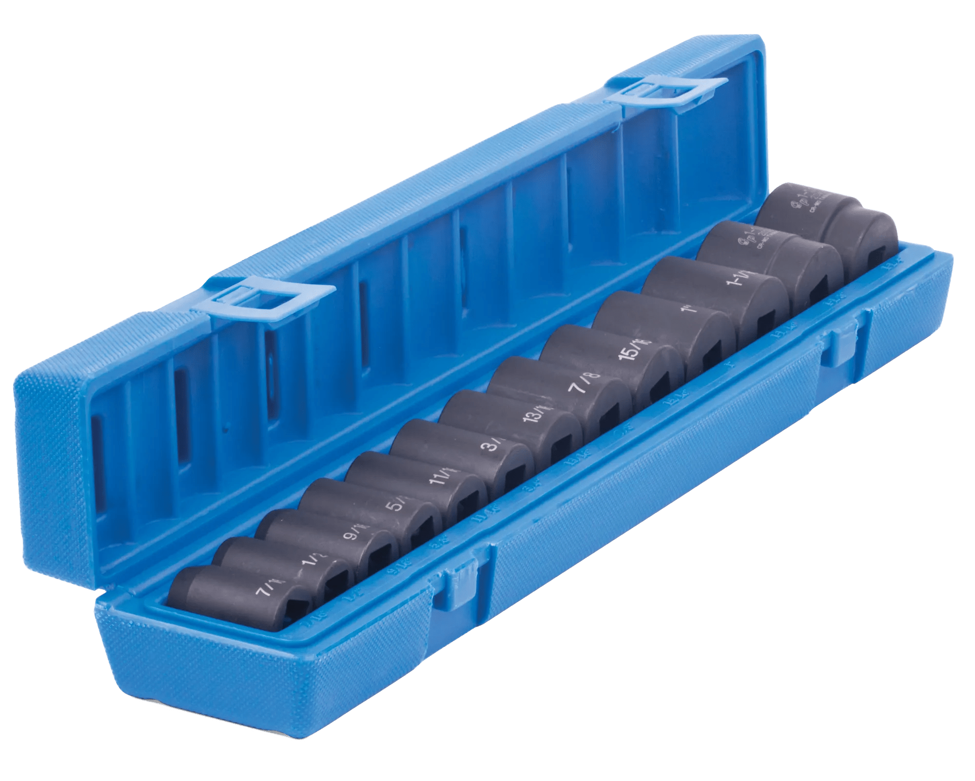 6-Point Impact Socket Sets with Case