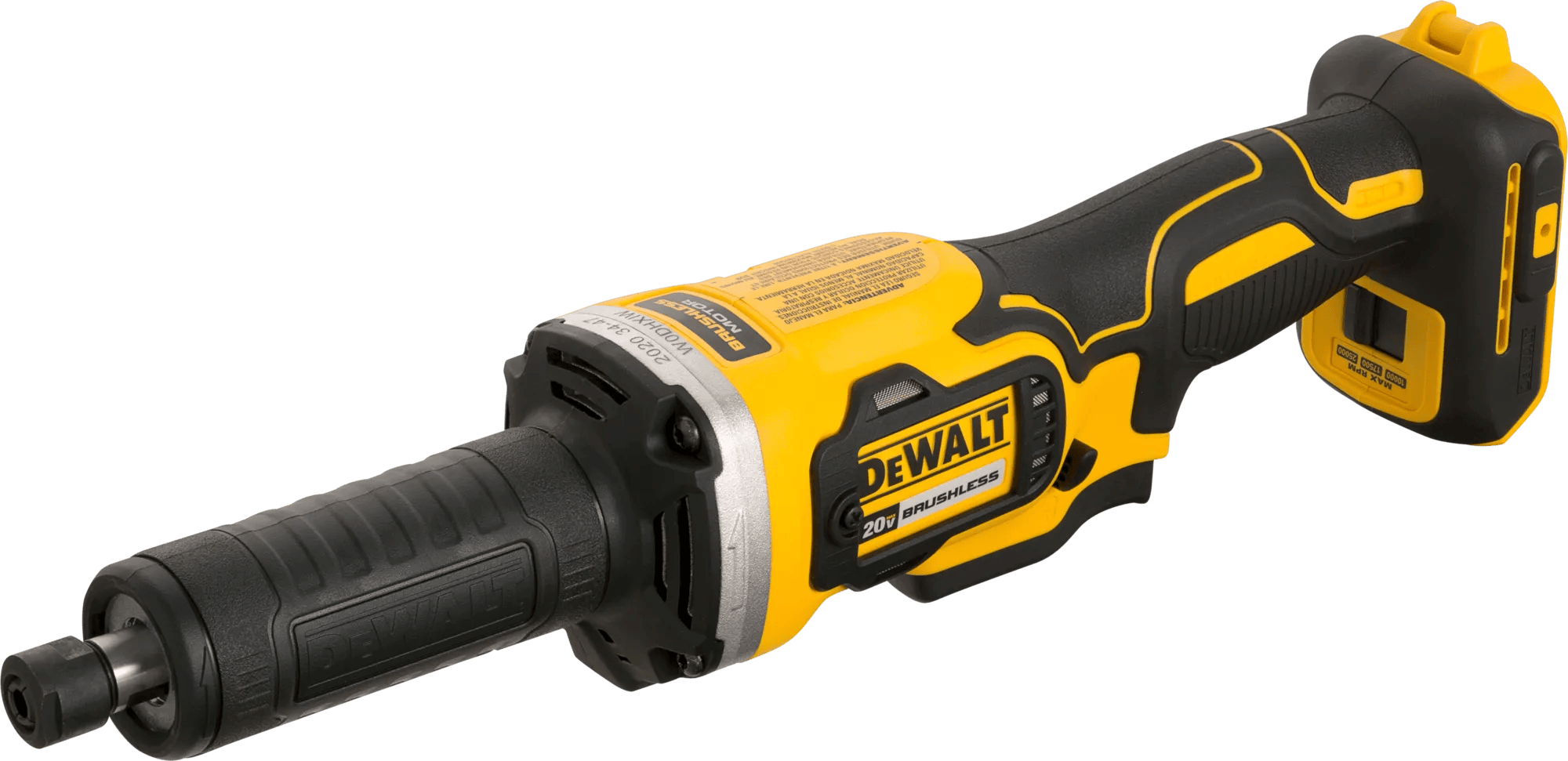 DEWALT® 20V MAX* XR® Brushless 1/4" Straight Die Grinder