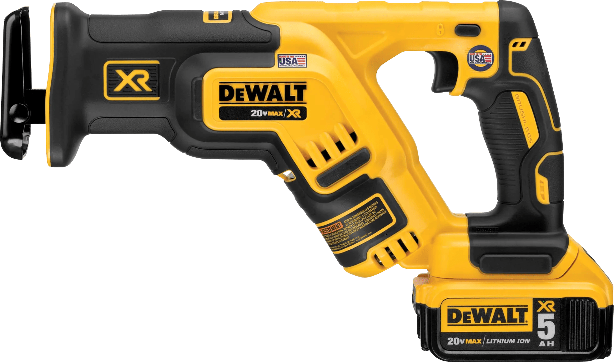 DEWALT® 20V MAX* XR® Brushless Compact Reciprocating Saw Kit