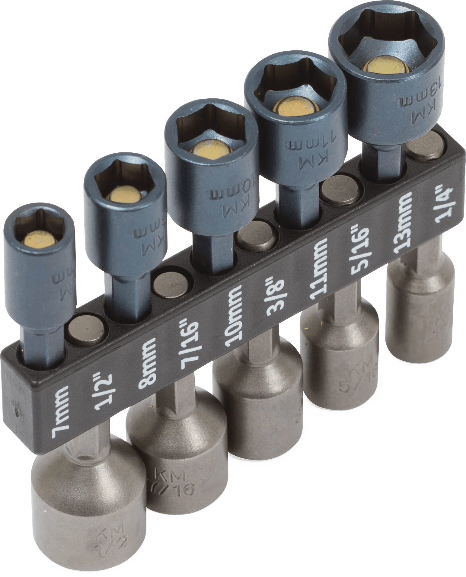 10 Piece (1/4" - 1/2" & M7 - M13) Magnetic Nut Driver Set