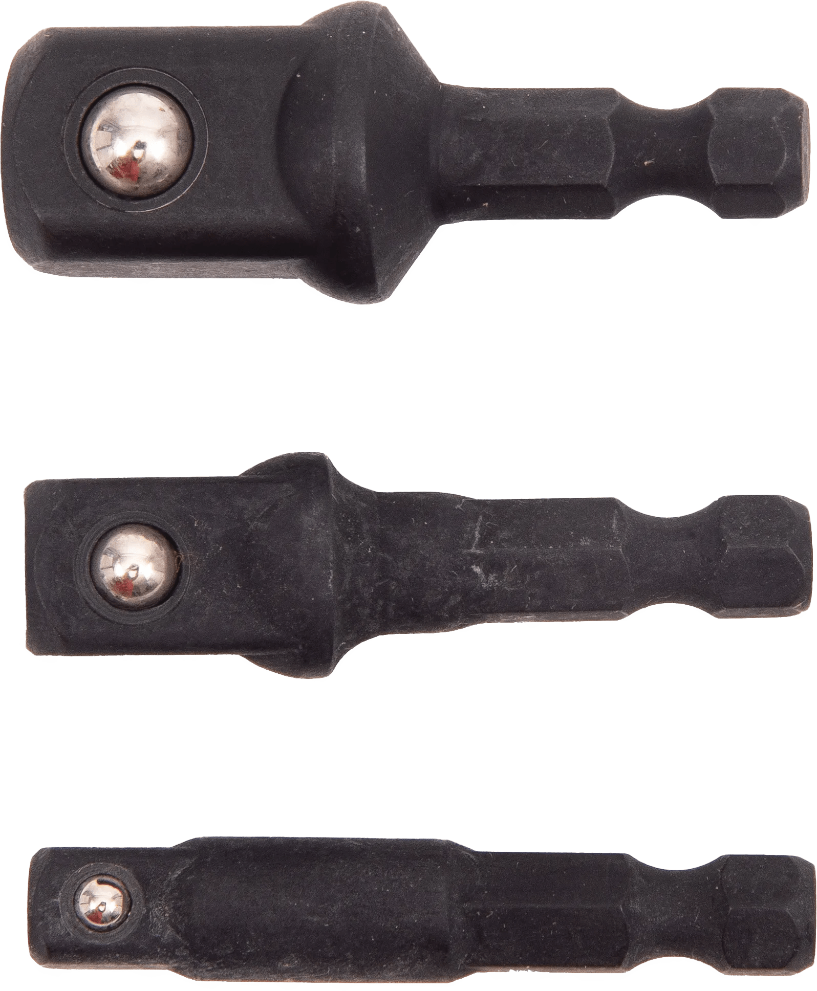 3 Piece Stubby Socket Adapter Set
