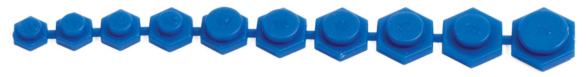 Blue Metric (10mm - 19mm) Magnetic Socket Inserts