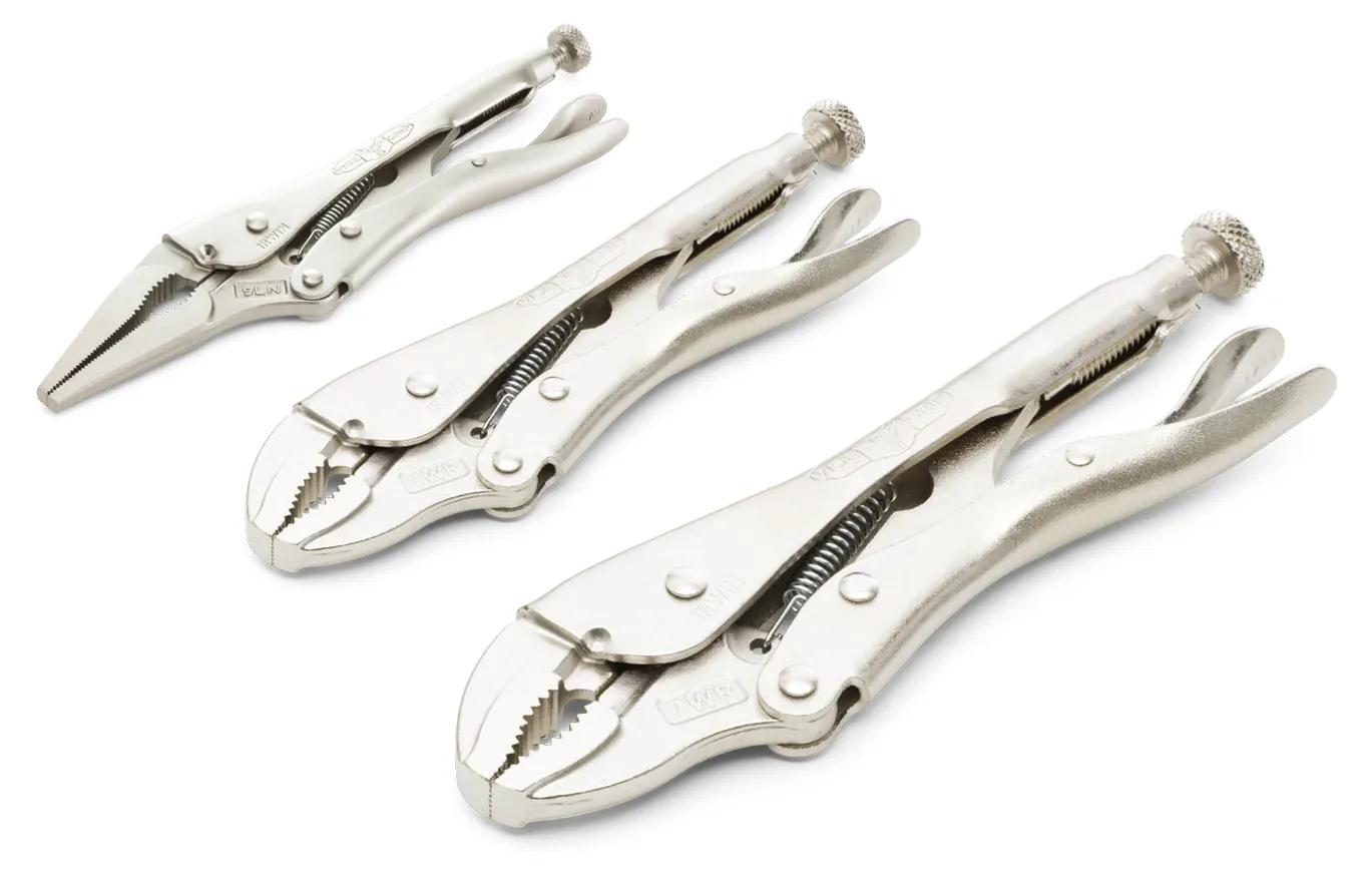 3 Piece Locking Plier Set