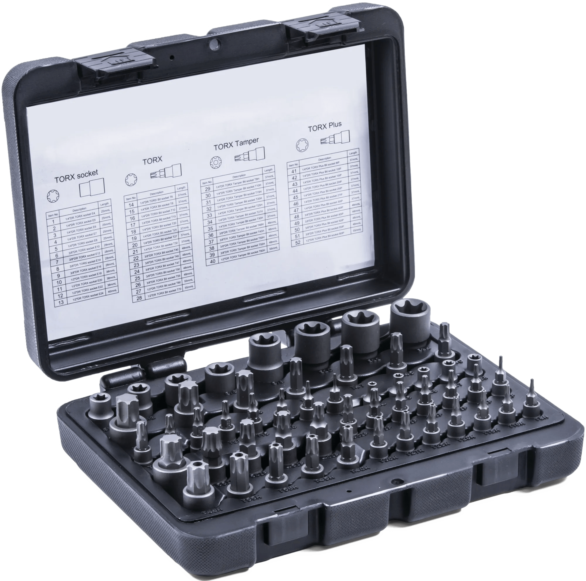 52 Piece Bit-Max Pro Master Torx® Set
