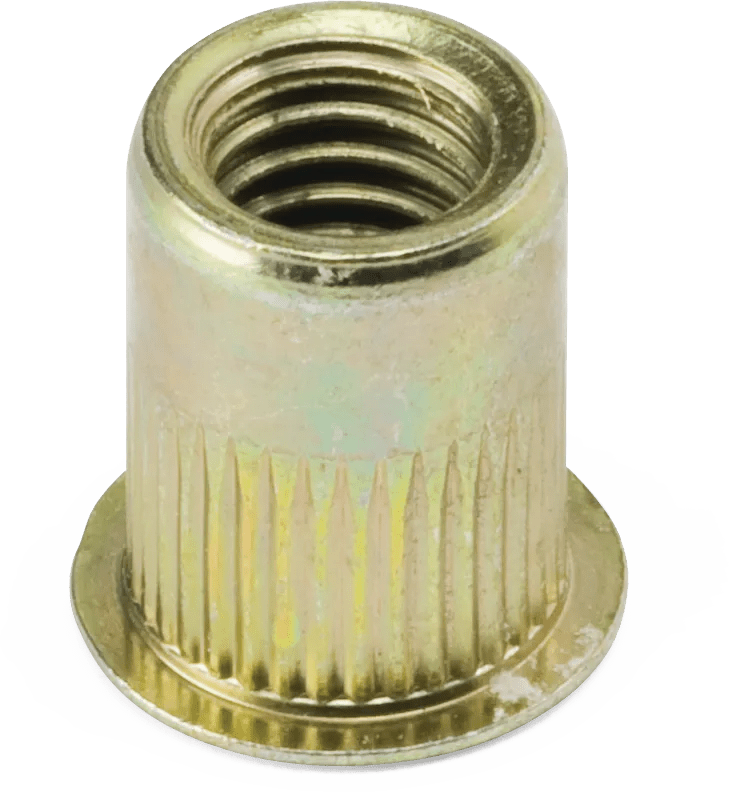 #10-24 Steel Large Flange Insert - 25 Pack