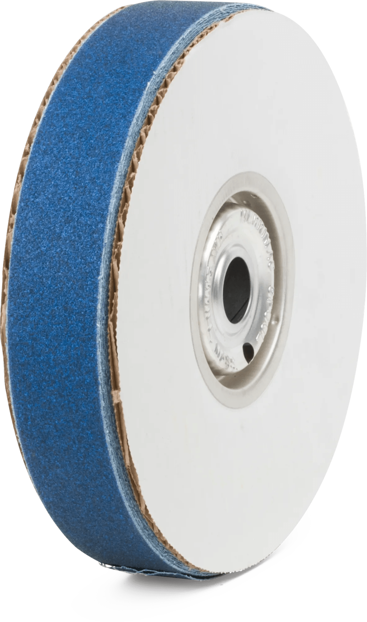 120J Grit 1-1/2" x 50 yd Blue Waterproof Aluminum Oxide Grain Abrasive Cloth Roll