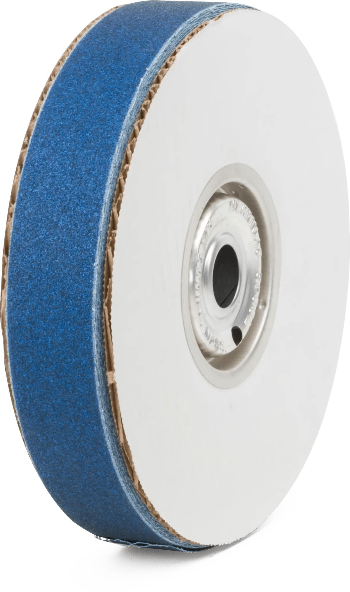 80J Grit 2" x 25 yd Blue Waterproof Aluminum Oxide Abrasive Cloth Roll