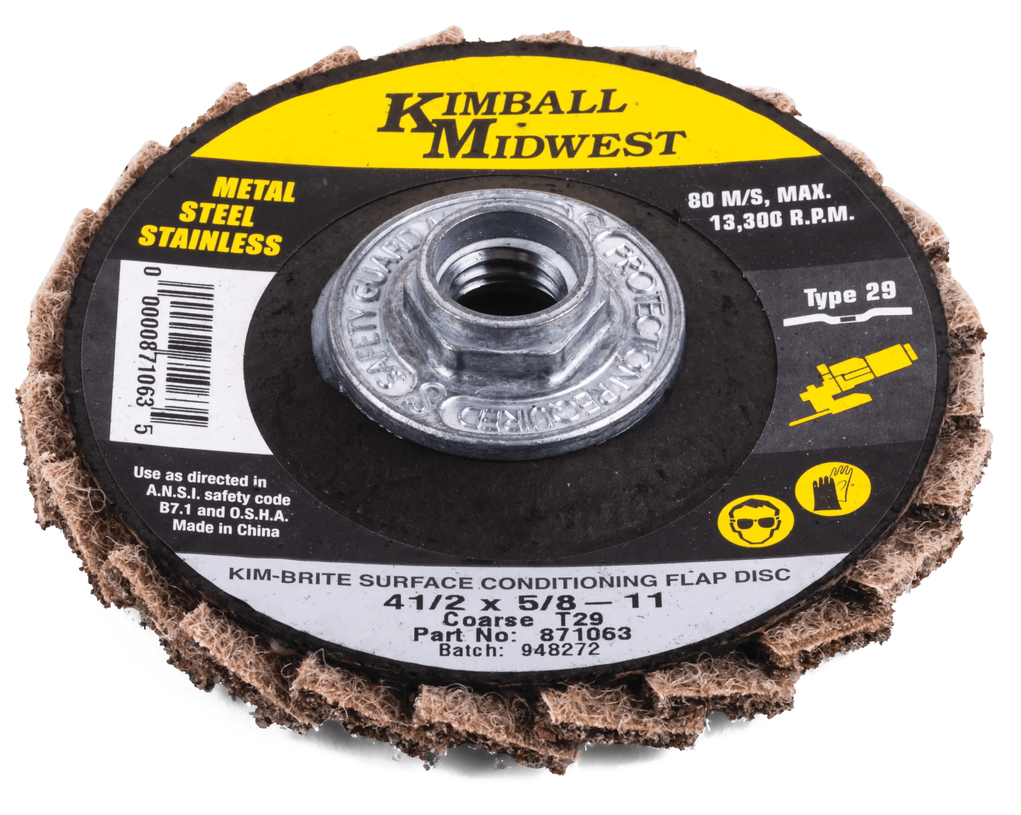 Kim-Brite™ Surface Conditioning Flap Discs