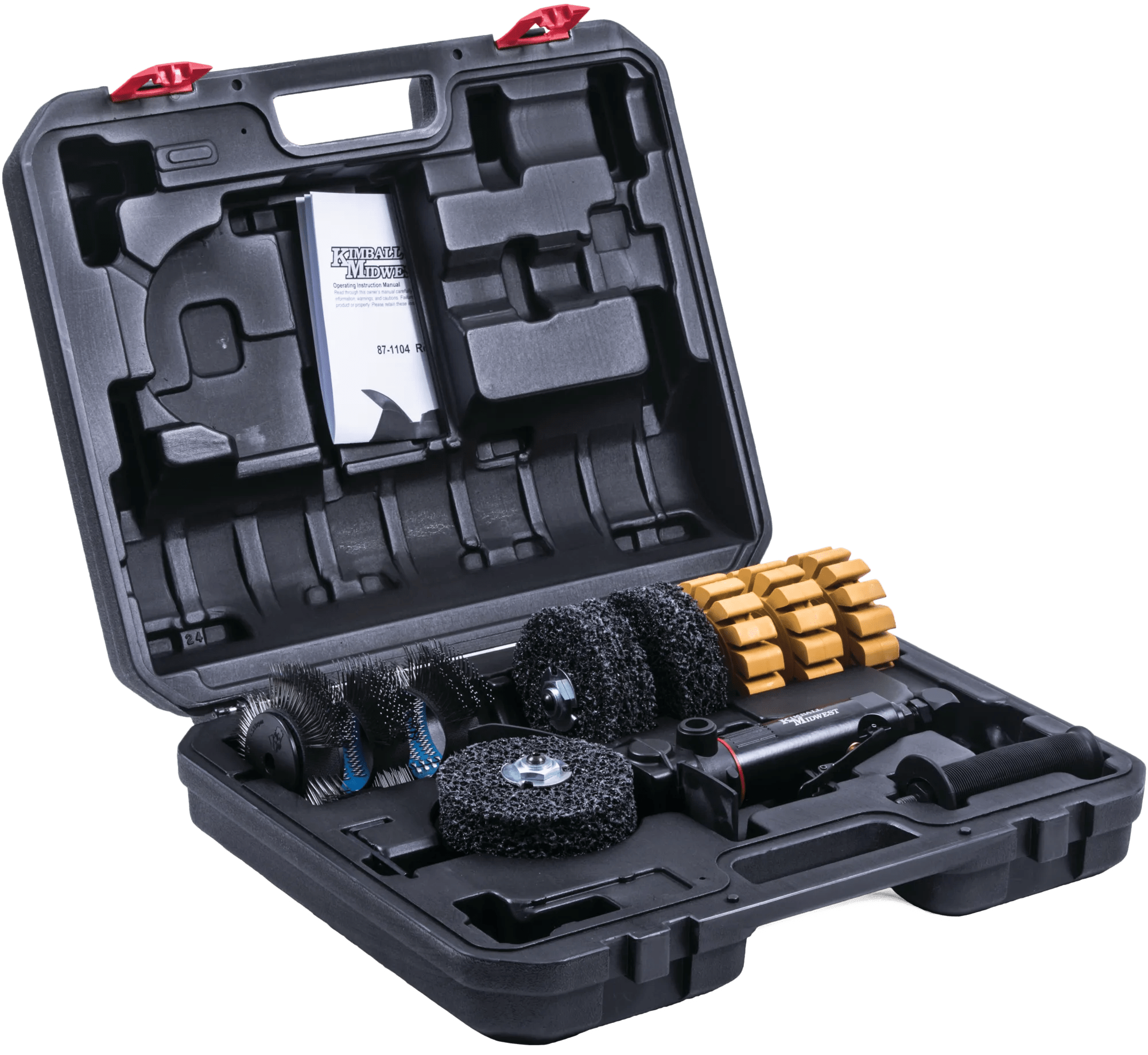 10 Piece Pneumatic Rotary Surface Preparation Tool Kit