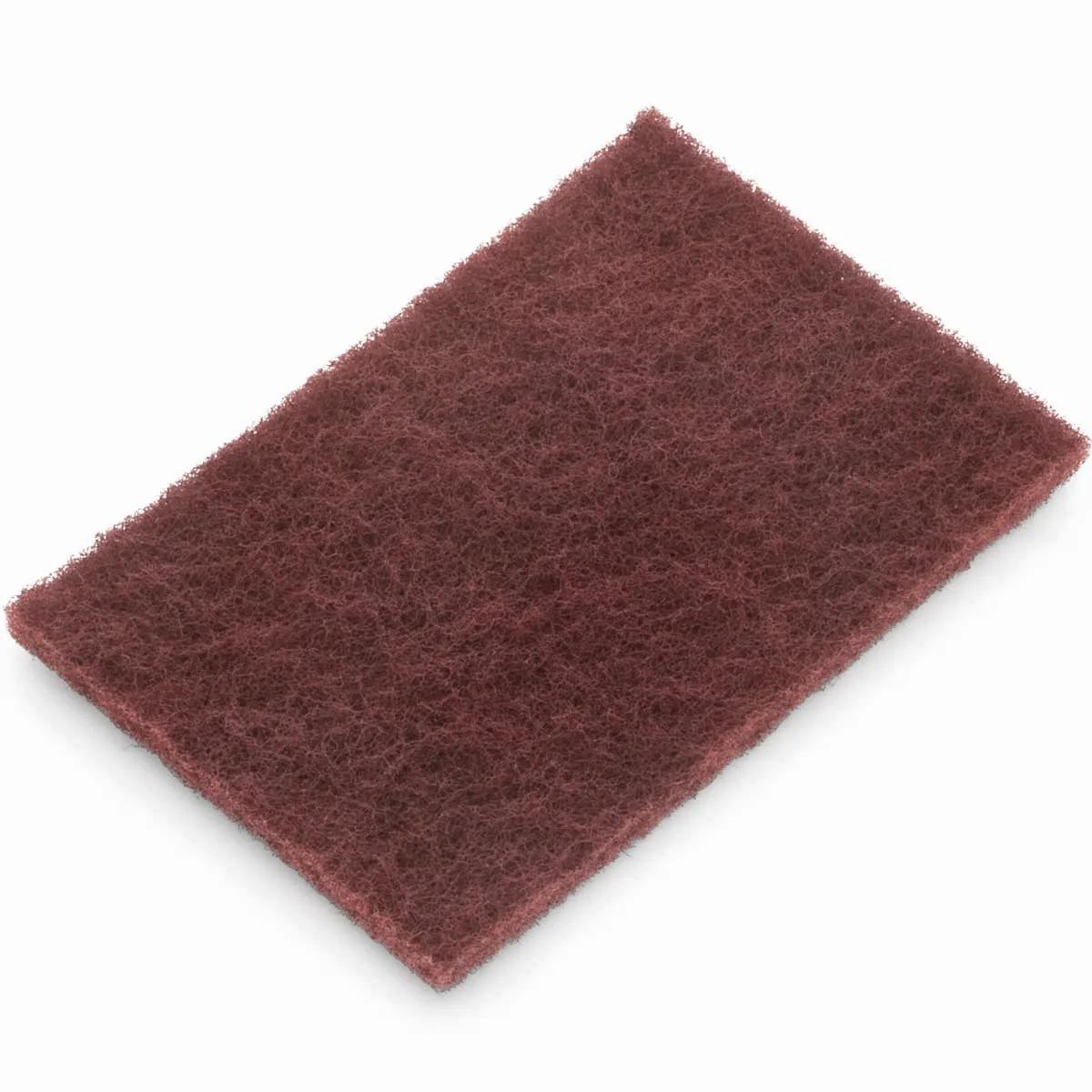 4" x 6-1/4" Maroon Fine Kim-Brite™ Aluminum Oxide Hand Pad - 10 Pack