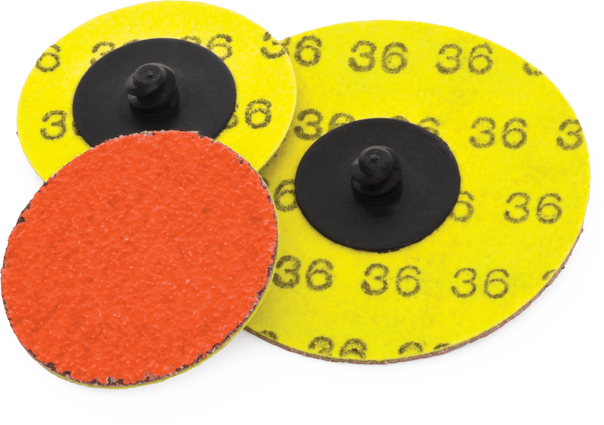 3" 50 Grit Orange "Blaze" Grinding Disc - Bulk
