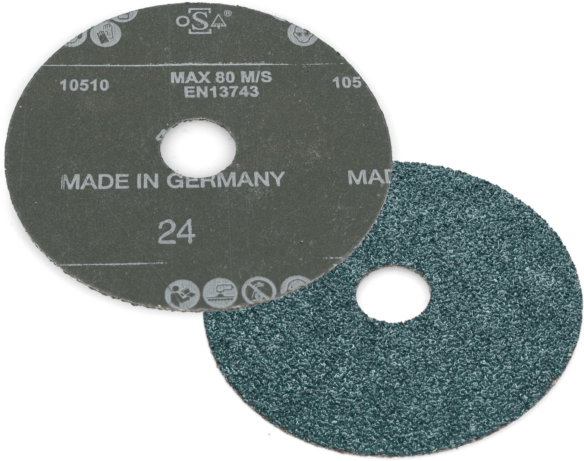 Resin Fiber Grinding Discs - Zirconia