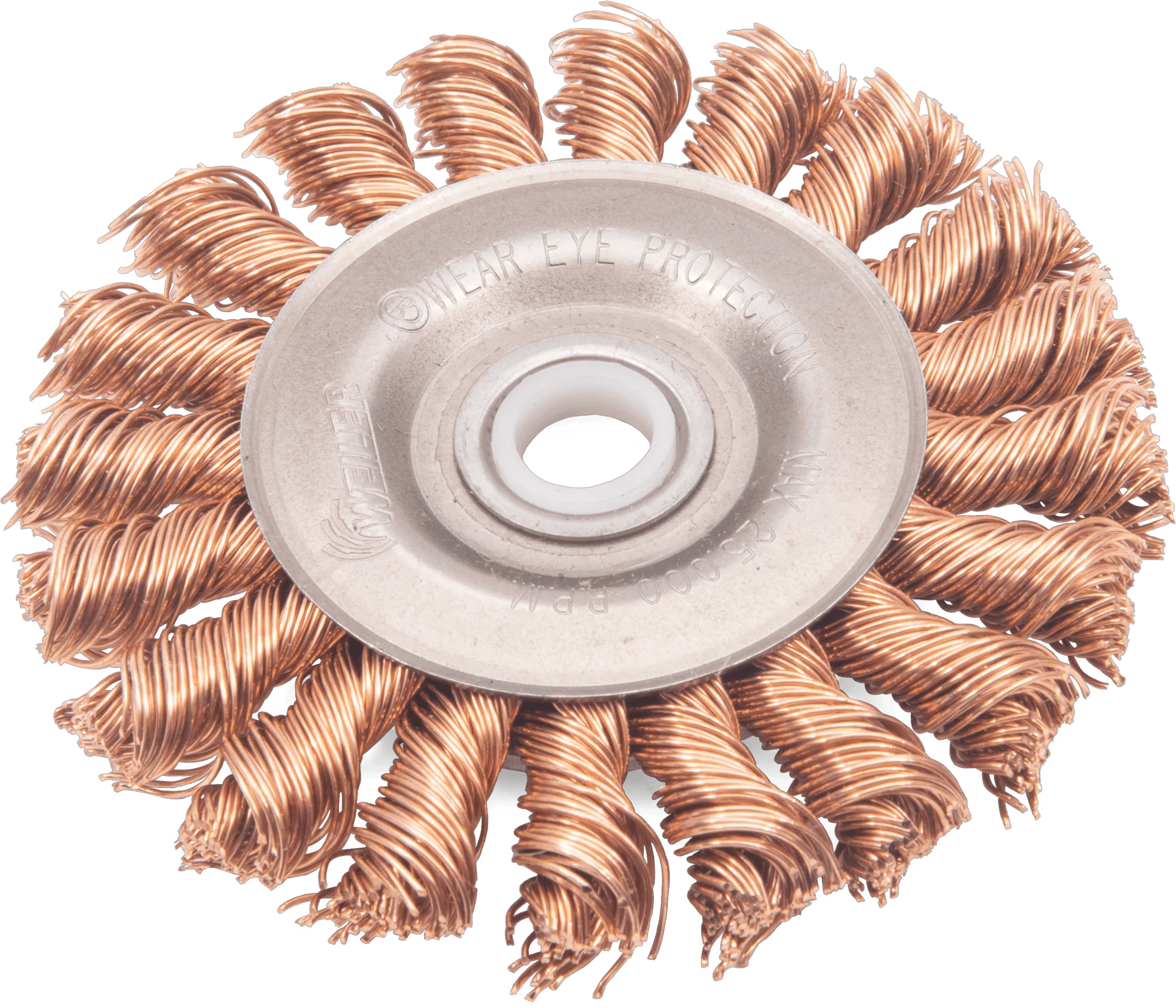 3" x 3/8" x 0.020" Bronze Wheel Brush