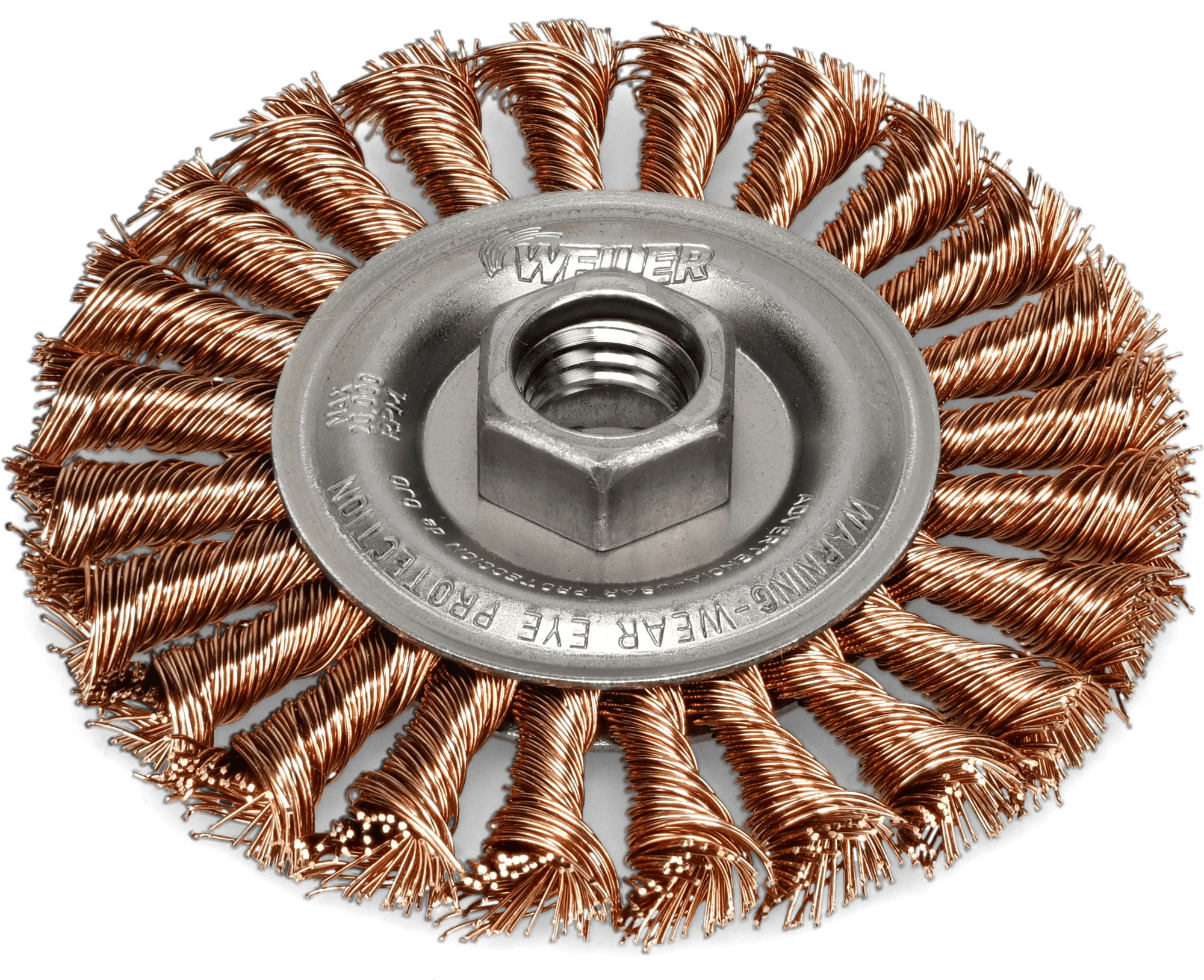 4" x 1/2" Bronze Wheel Brush