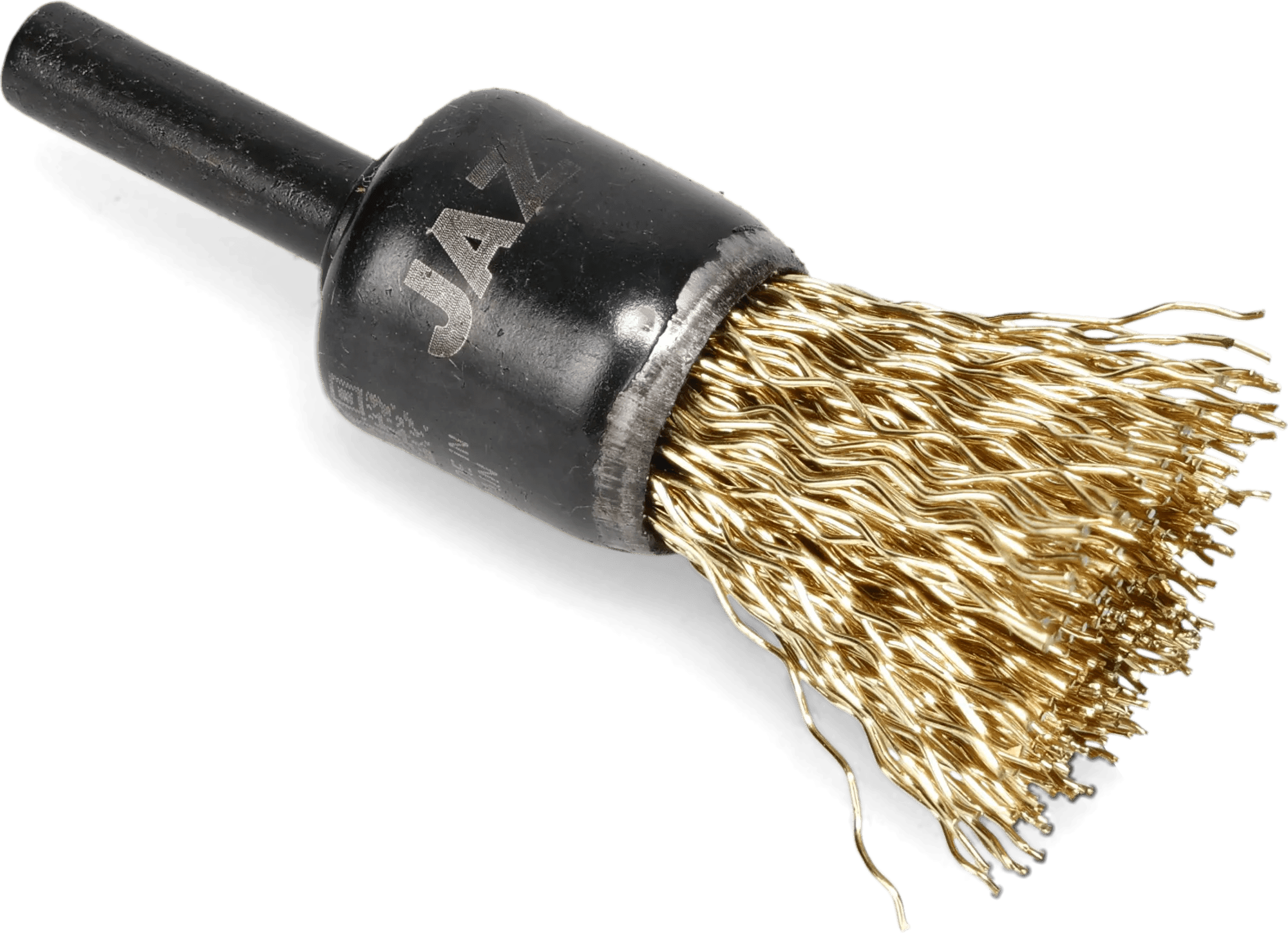 1/2" x 1" x .006 Solid End Crimped Steel Wire End Brush