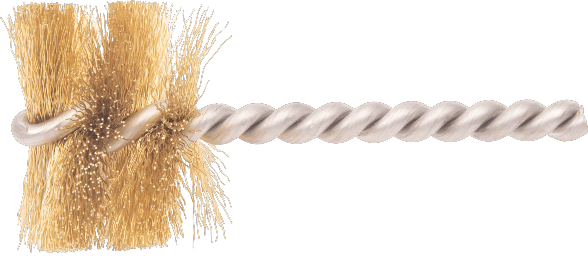 1-1/2" x 3-1/2" Brass Tube Cleaning Wire Brush