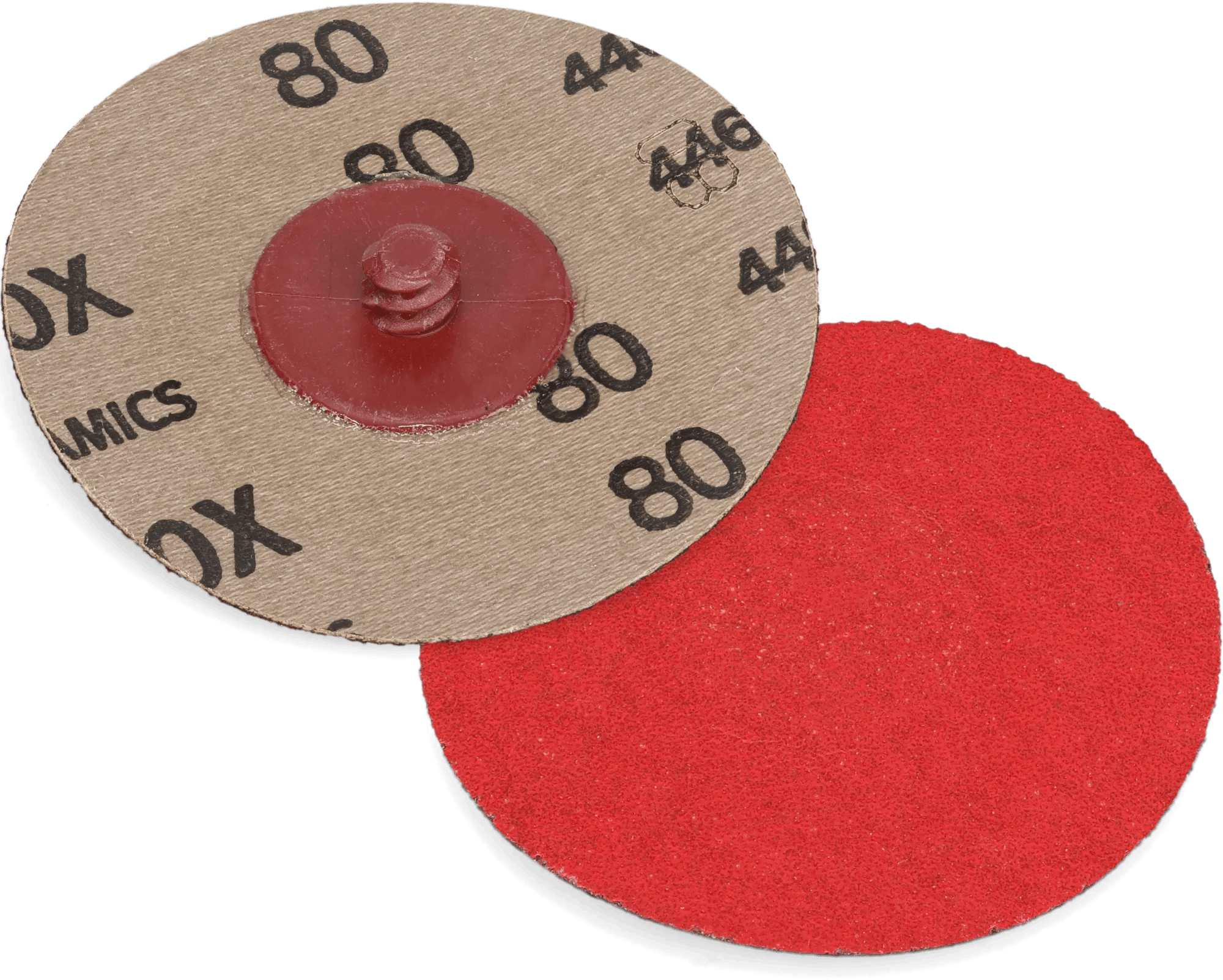 3" Type R 80 Grit Crimson-Fire™ Grinding Disc - 25 Pack