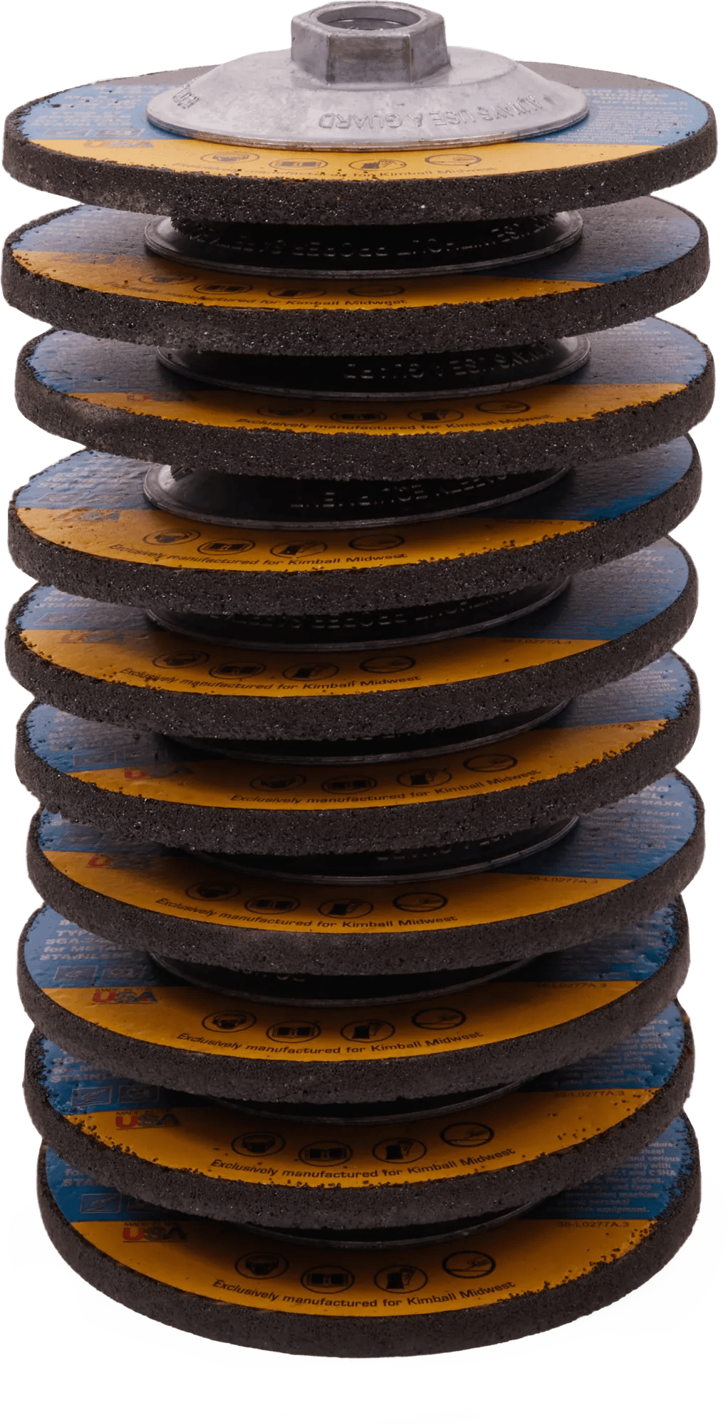 4-1/2" x 1/4" x 5/8"-11" Type 27 Kim-Kut Super-Maxx™ Grinding Wheel - 10 Pack