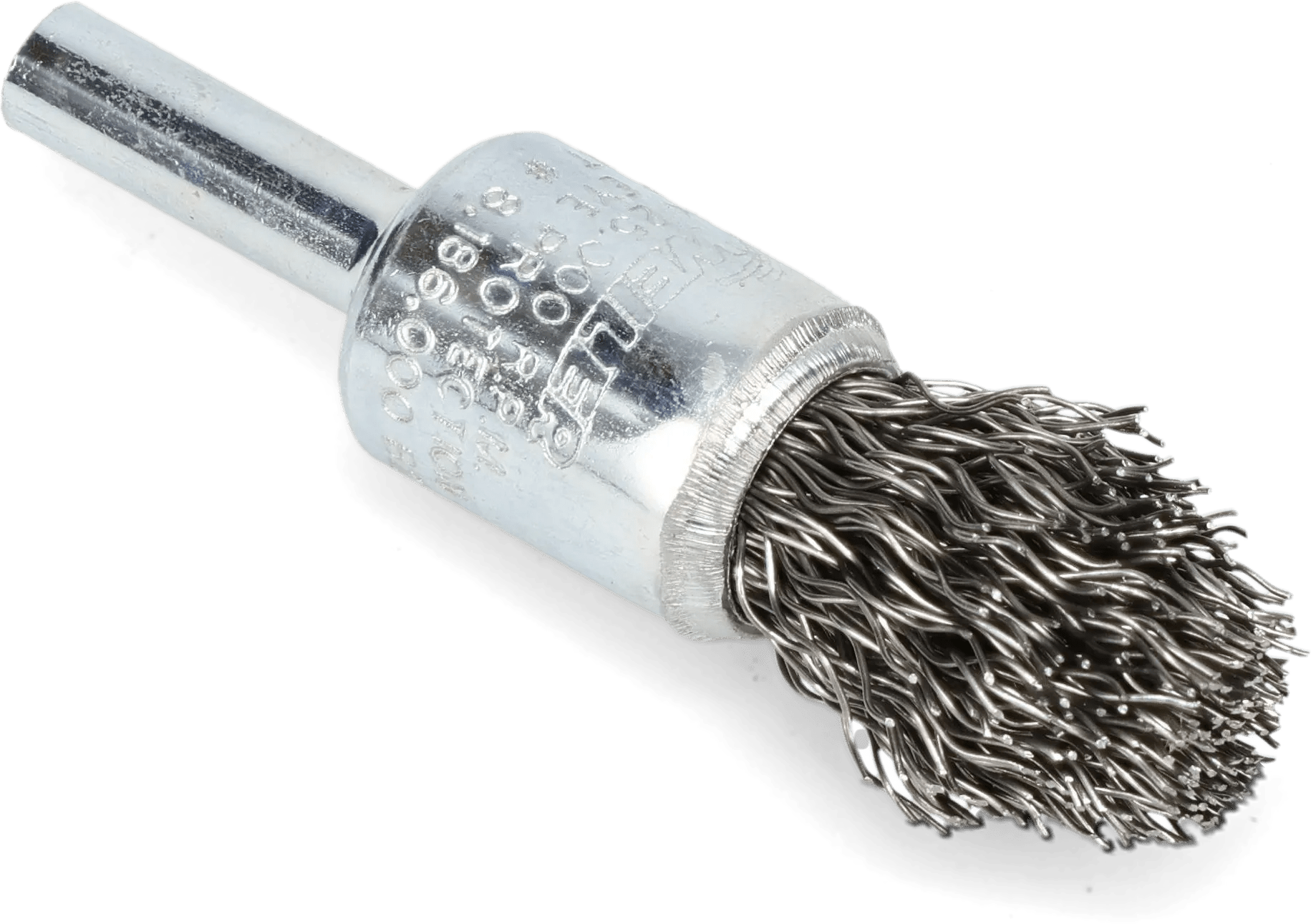 1/2" x .014 Flare End Crimped Steel Wire End Brush