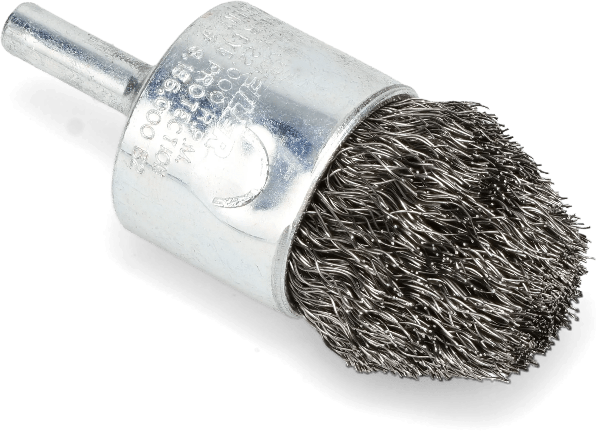 1" x .010 Flare End Crimped Steel Wire End Brush