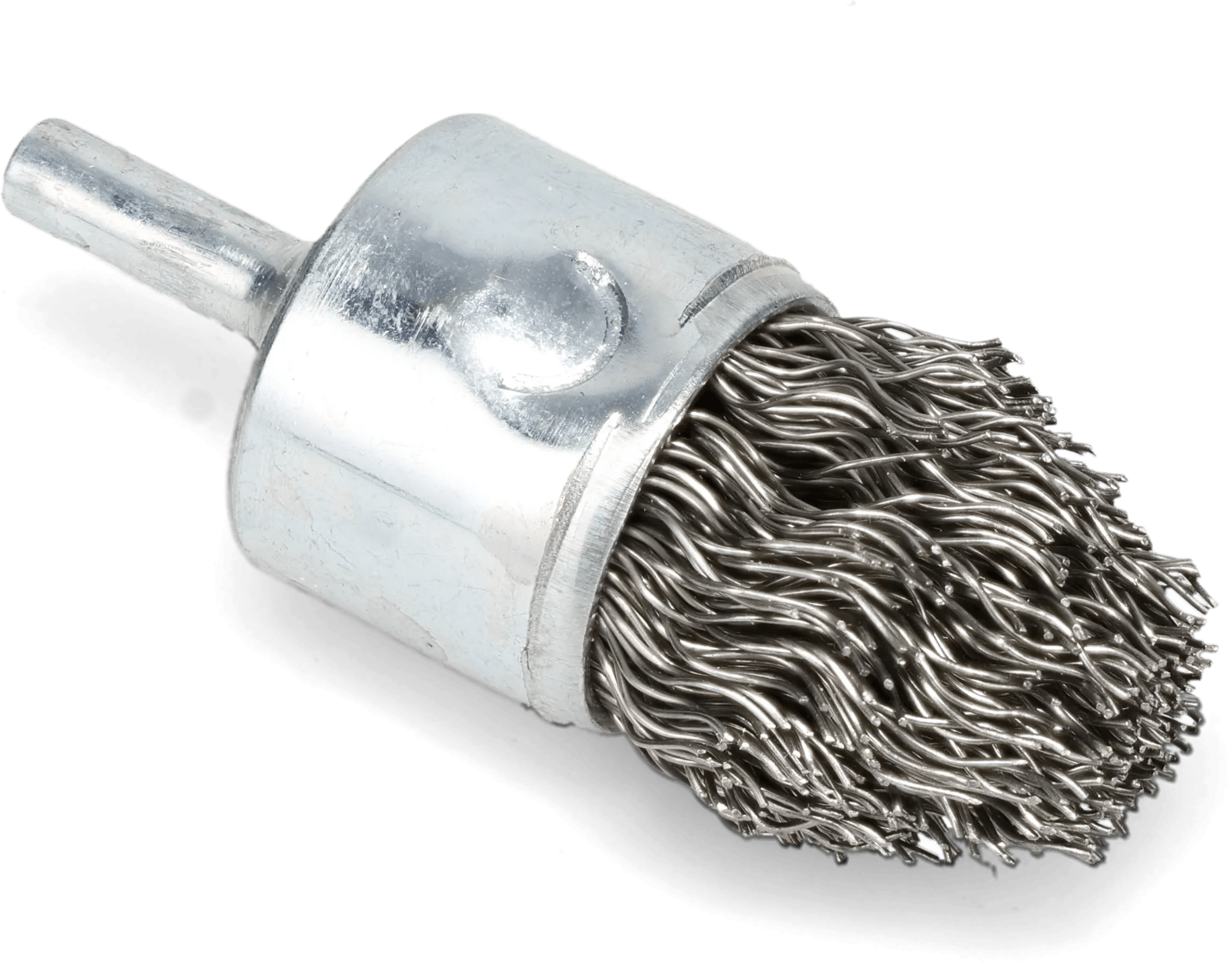 1" x .020 Flare End Crimped Steel Wire End Brush