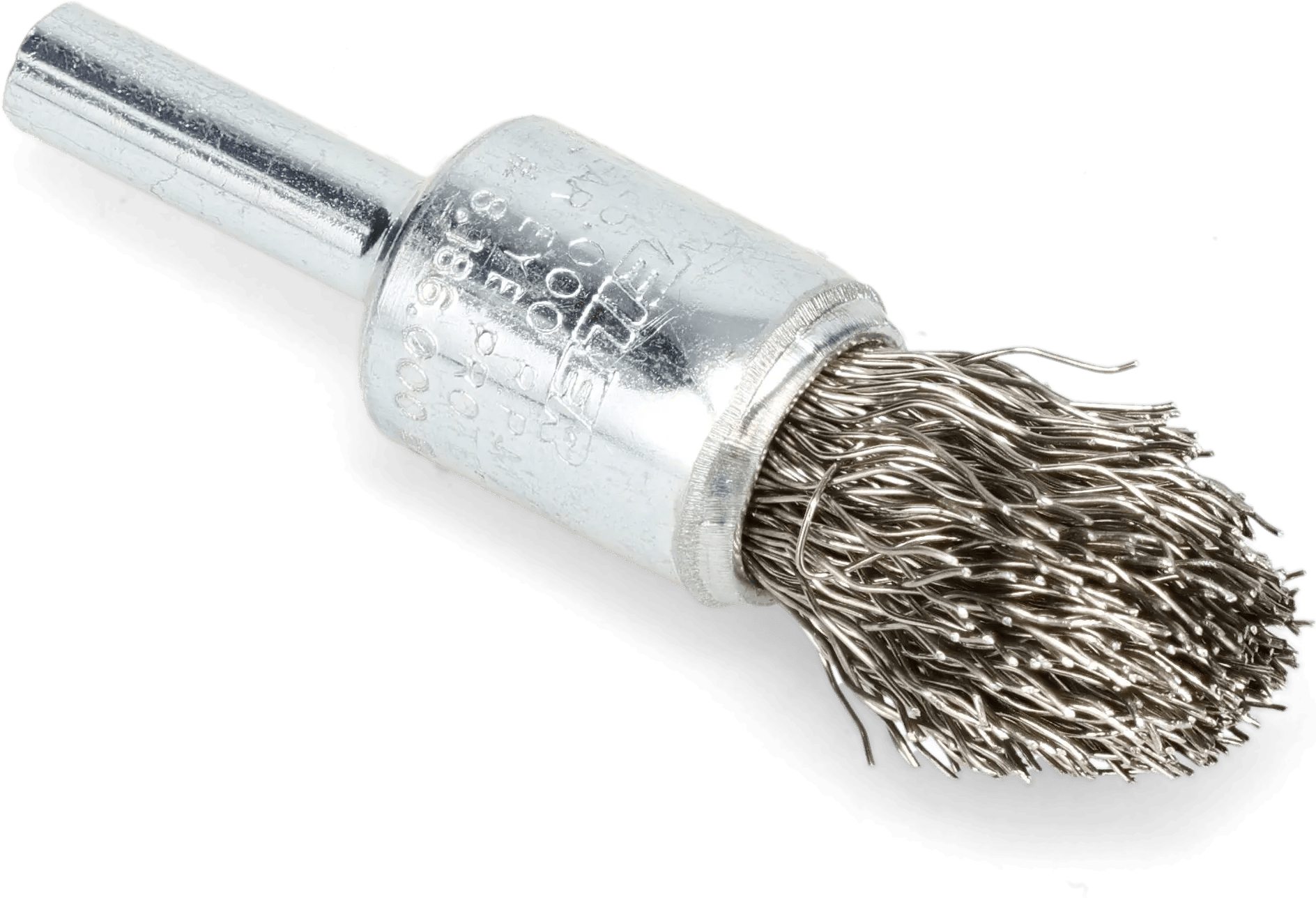 1/2" x .014 Flare End Crimped Stainless Steel Wire End Brush