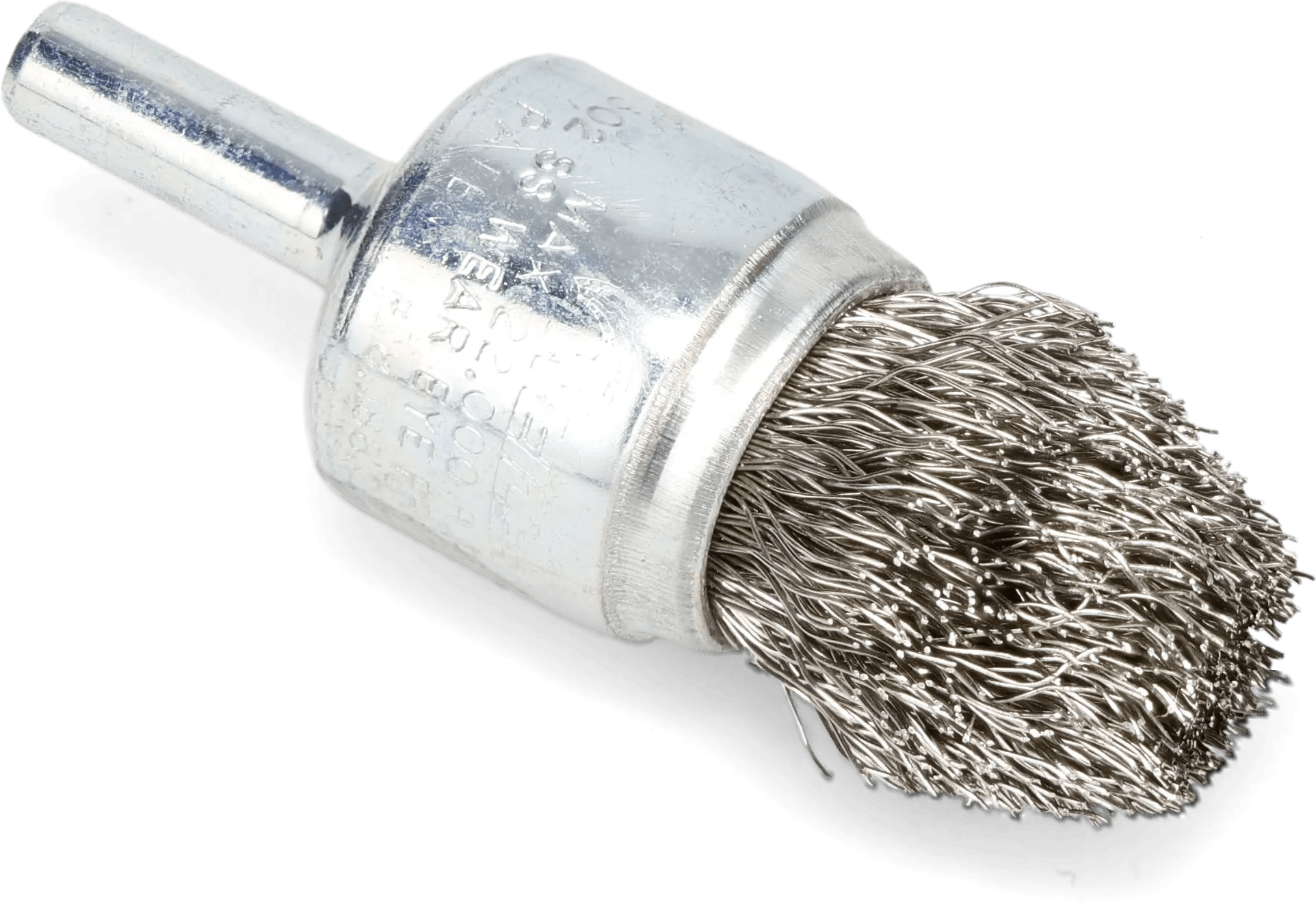 3/4" x .010 Flare End Crimped Stainless Steel Wire End Brush