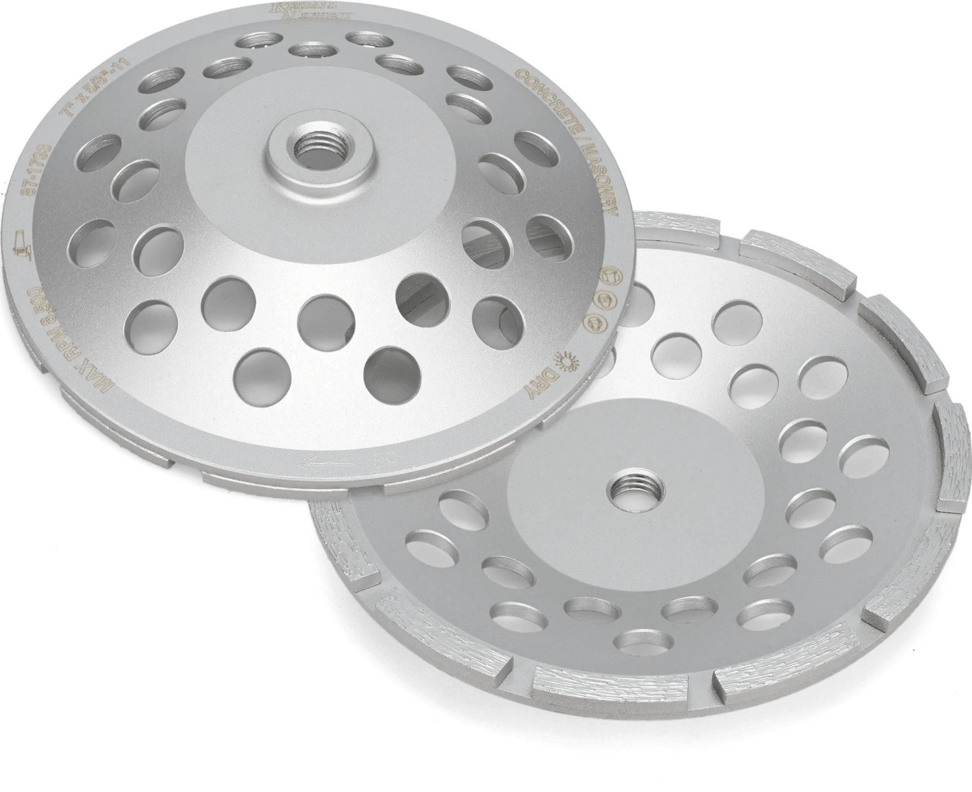 7" x 5/8"-11 Single Row Segmented Diamond Grinding Wheel