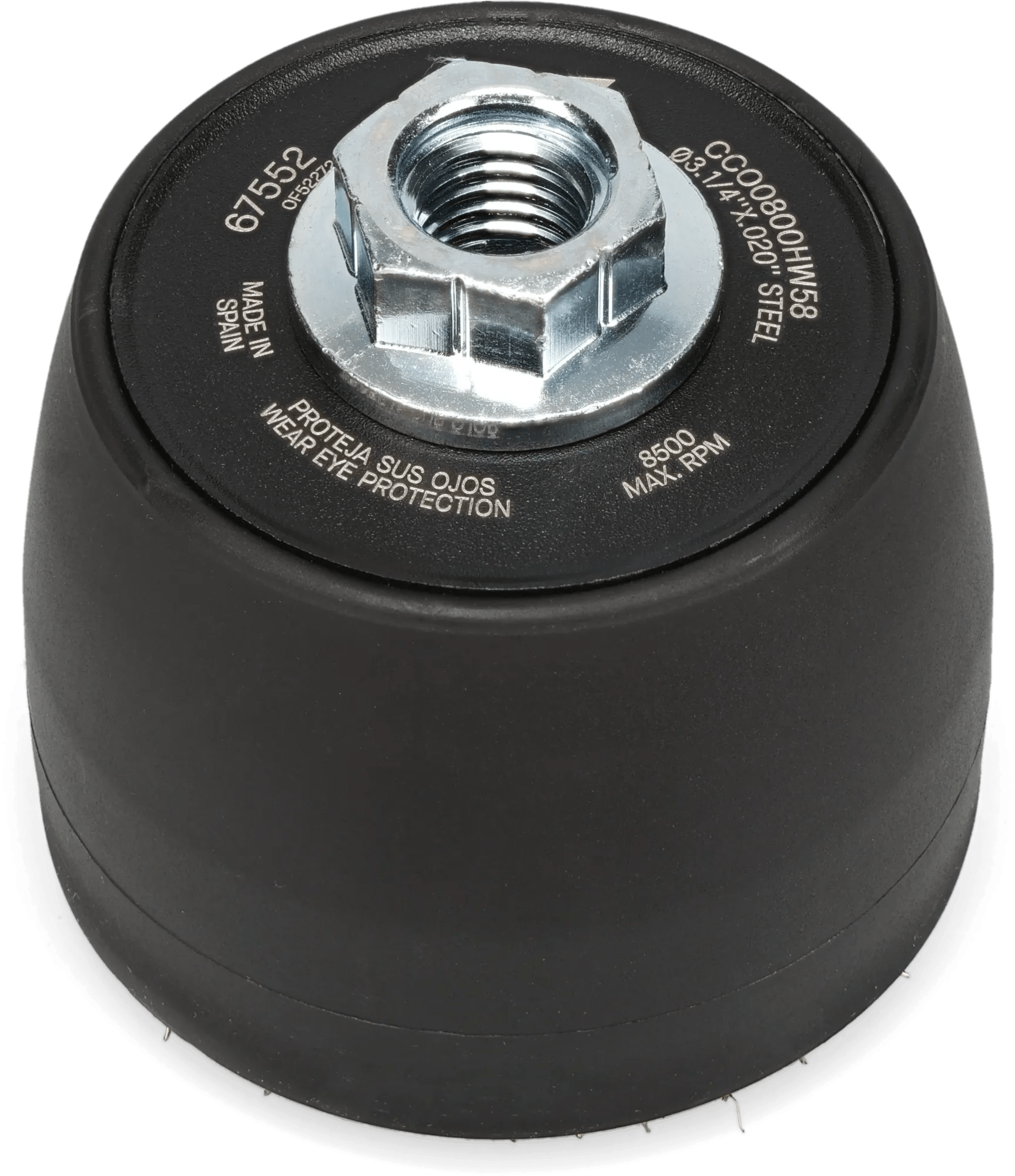 3-1/4" Crimped Wire "Control" Cup Brush XL