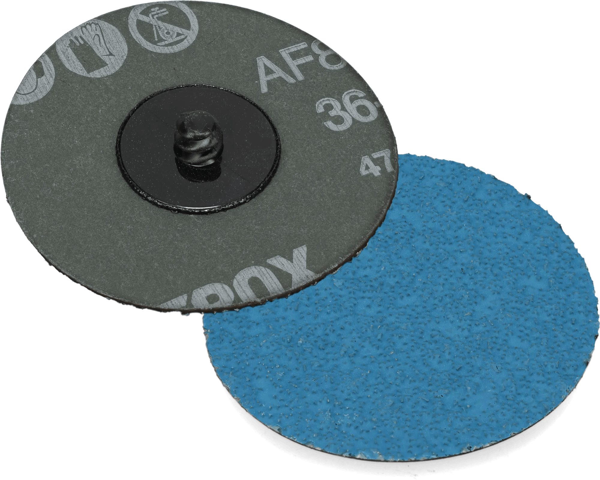 3" Type R 36 Grit Flamethrower Delta™ Grinding Disc - 10 Pack