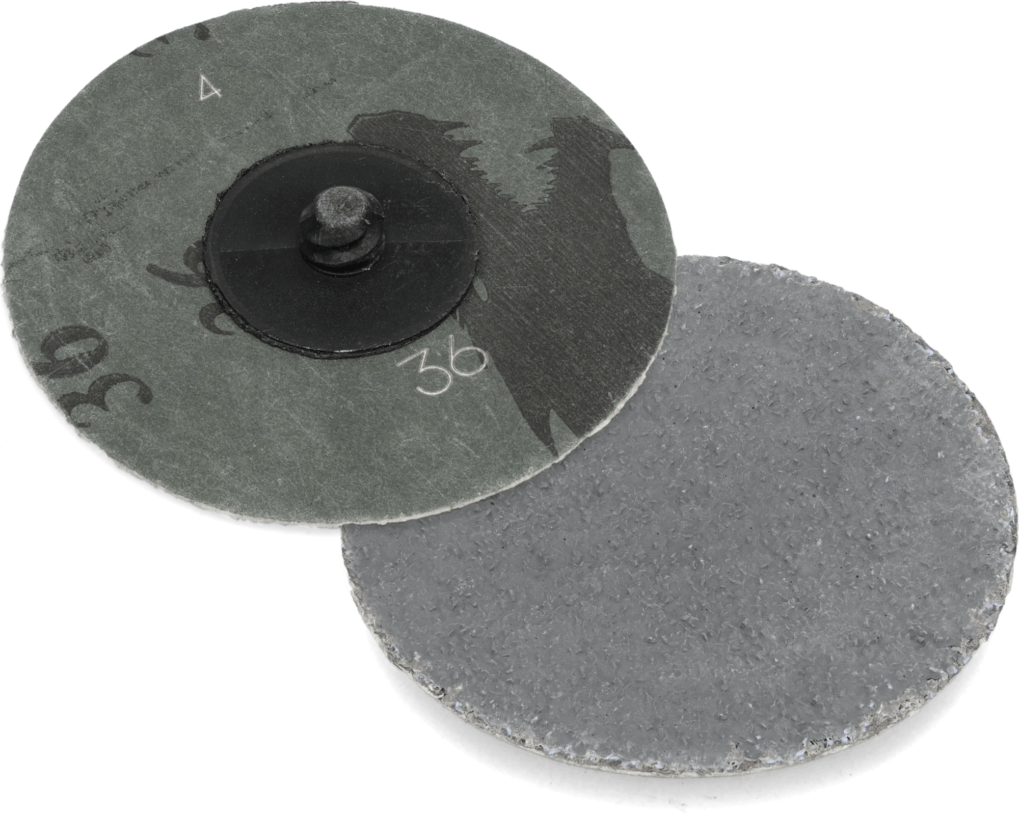 3" Type R 36 Grit Dark-Fire™ Ceramic Grinding Disc - 25 Pack