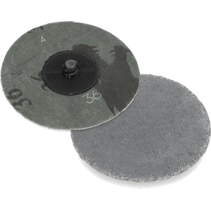 3" Type R 36 Grit Dark-Fire™ Ceramic Grinding Disc - 25 Pack