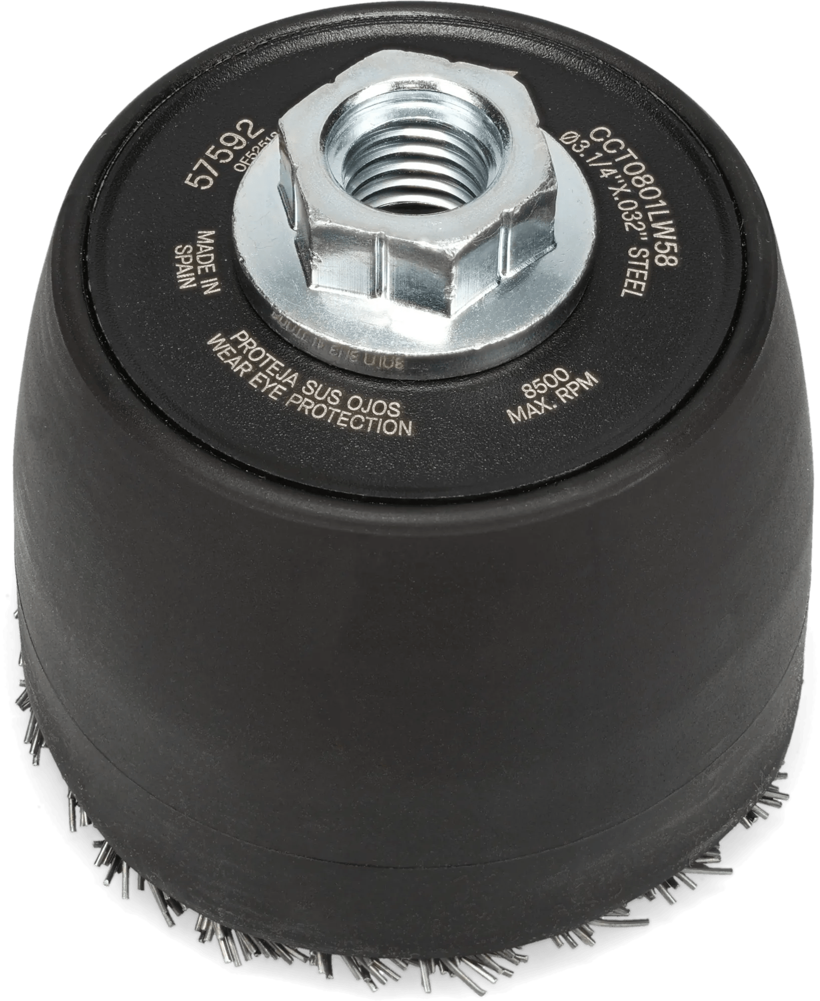 3-1/4" Knotted Wire "Control" Cup Brush XL