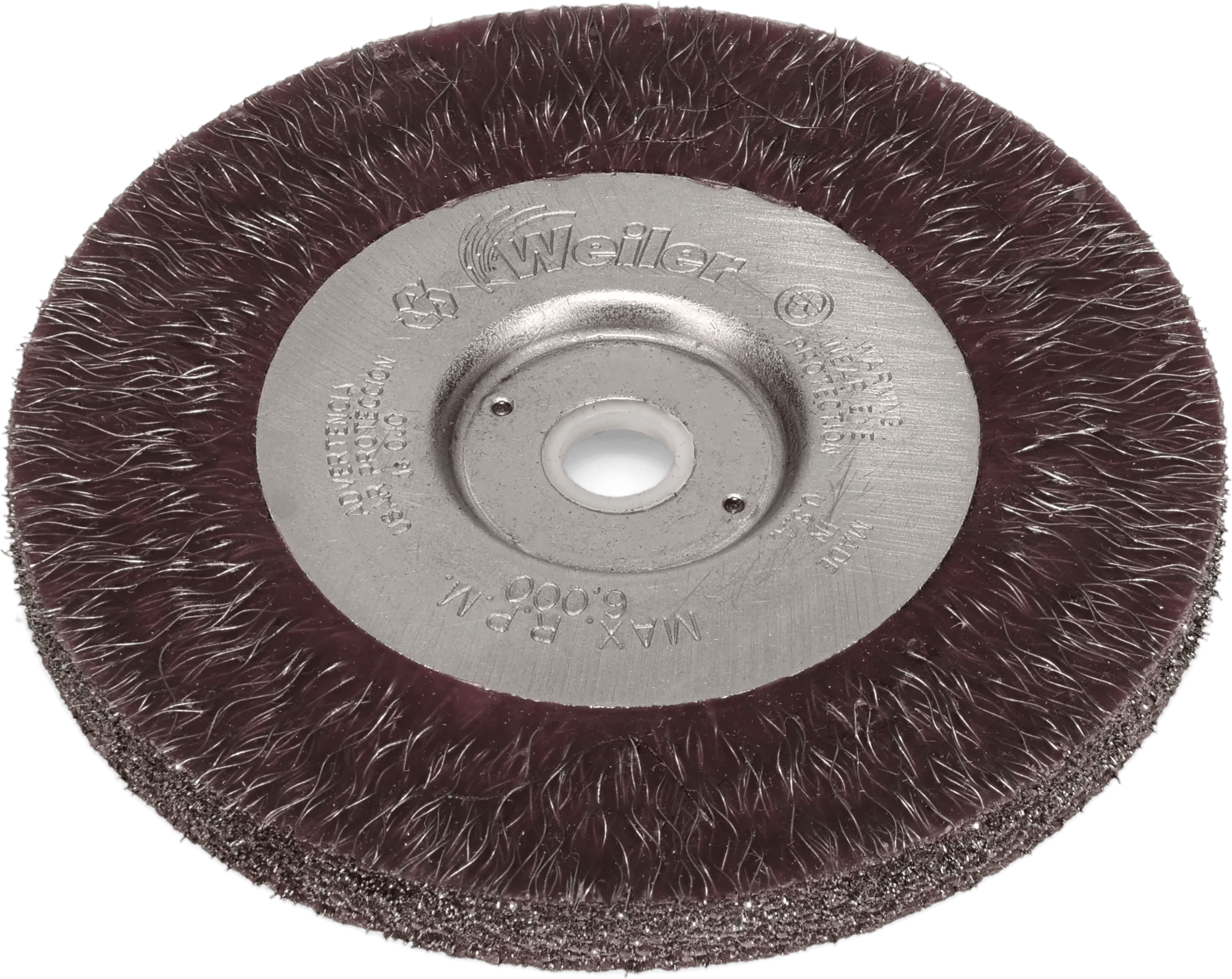 4" x 7/16" Encapsulated Wire Brush Wheel